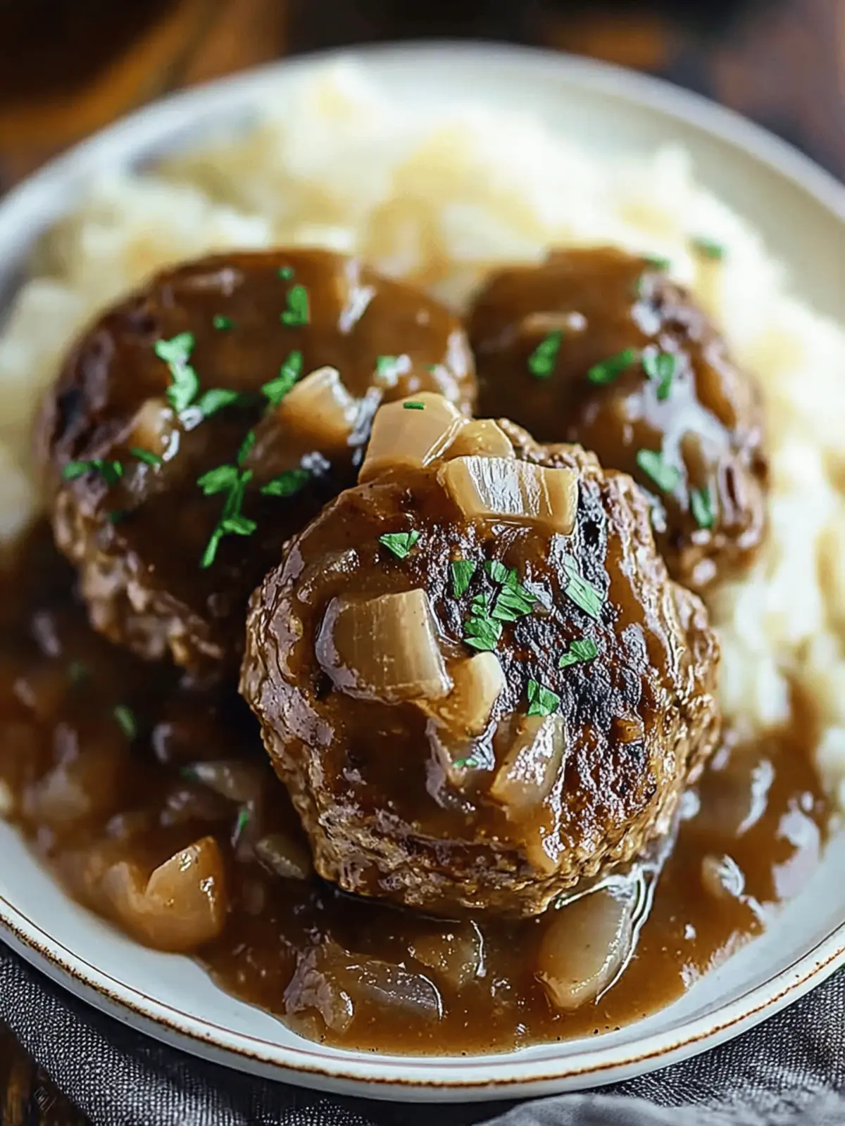 Slow Cooker Salisbury Steaks That Melt in Your Mouth 3 Slow Cooker Salisbury Steaks