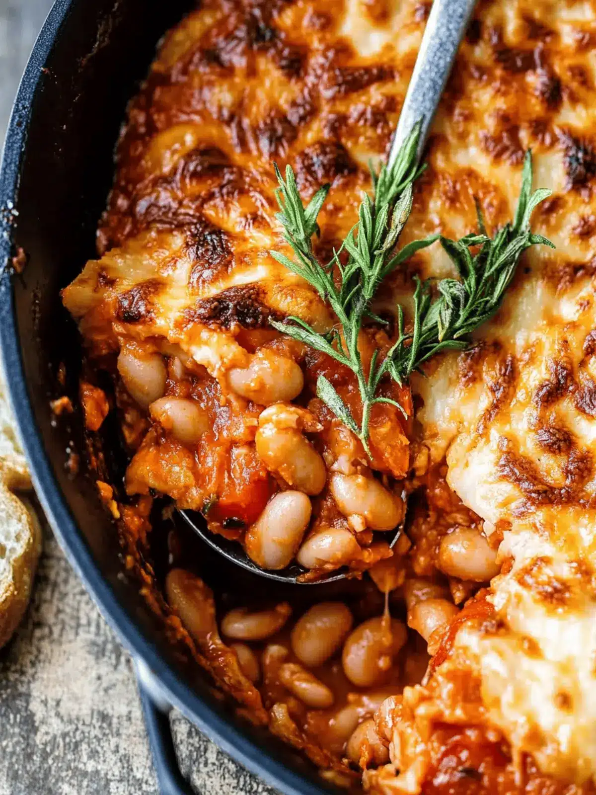 Cheesy White Bean Tomato Bake: A Cozy Dinner Delight 2 Cheesy White Bean Tomato Bake