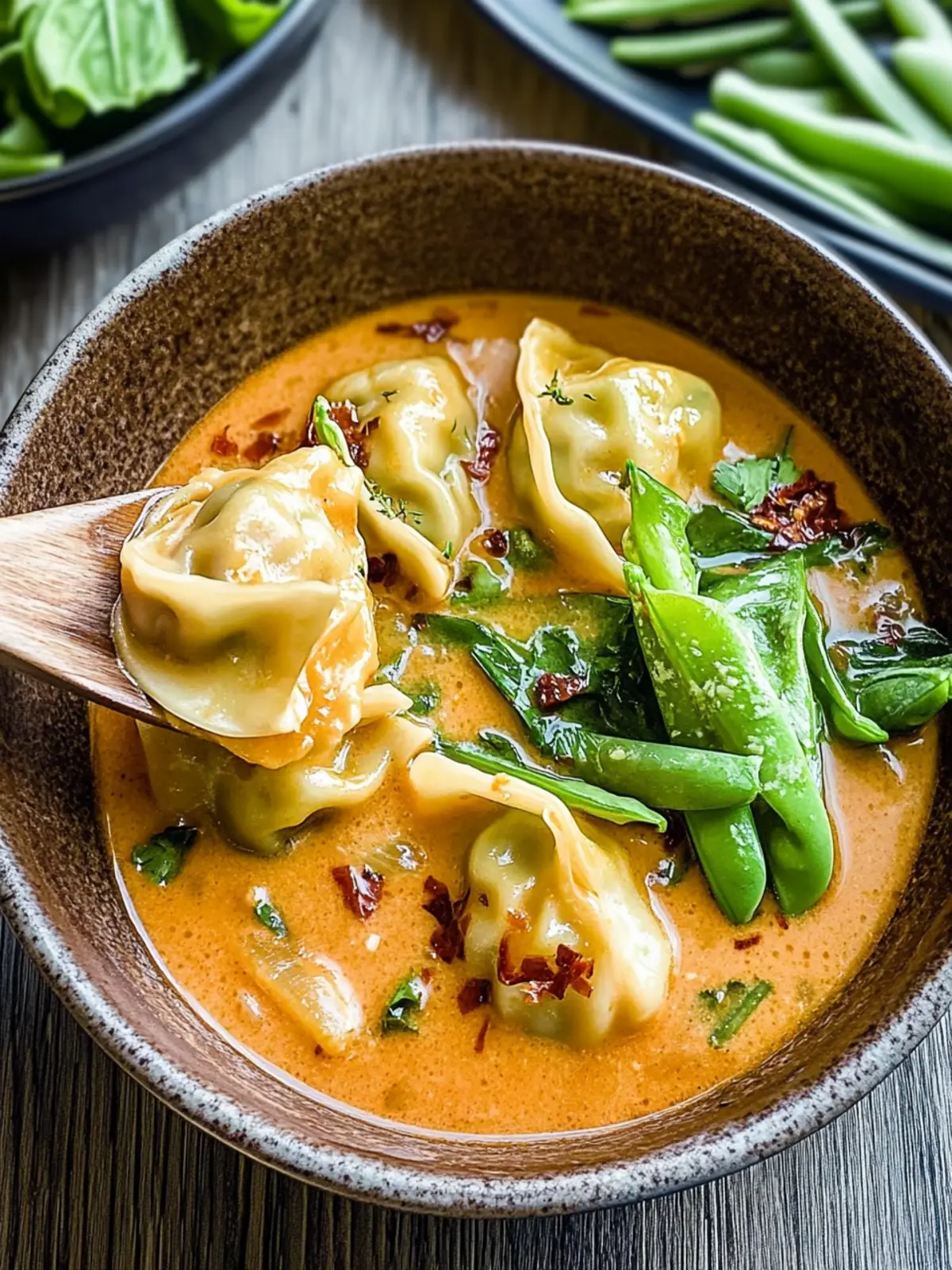 Irresistible Thai Red Curry Wonton Soup Recipe in 30 Minutes 2 Thai Red Curry Wonton Soup Recipe