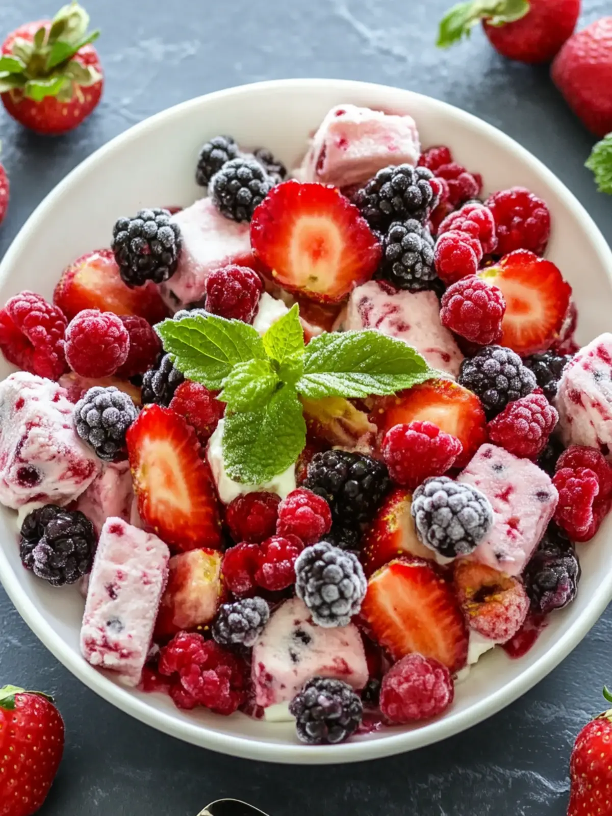 Frozen Berry Fruit Salad: Creamy Delight for Every Occasion 2 Frozen Berry Fruit Salad