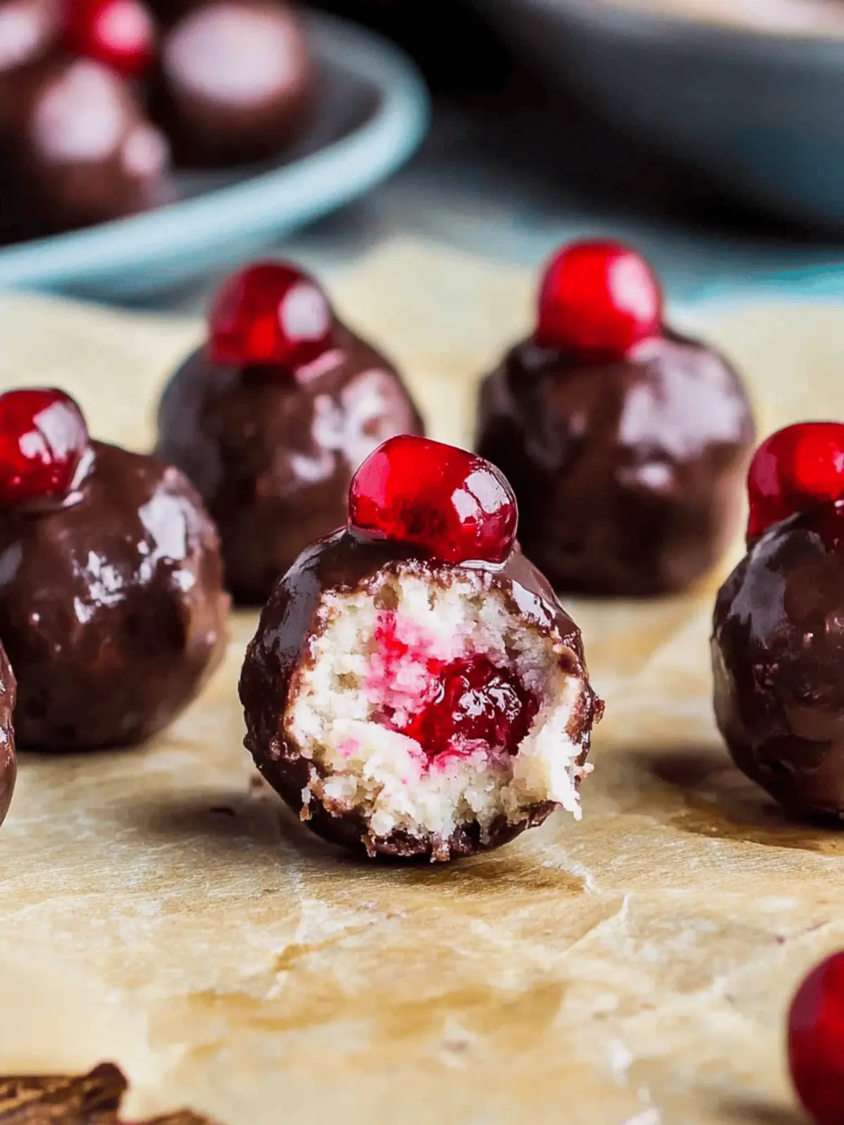 Delicious Cherry Bourbon Balls for Easy Homemade Treats 2 Cherry Bourbon Balls