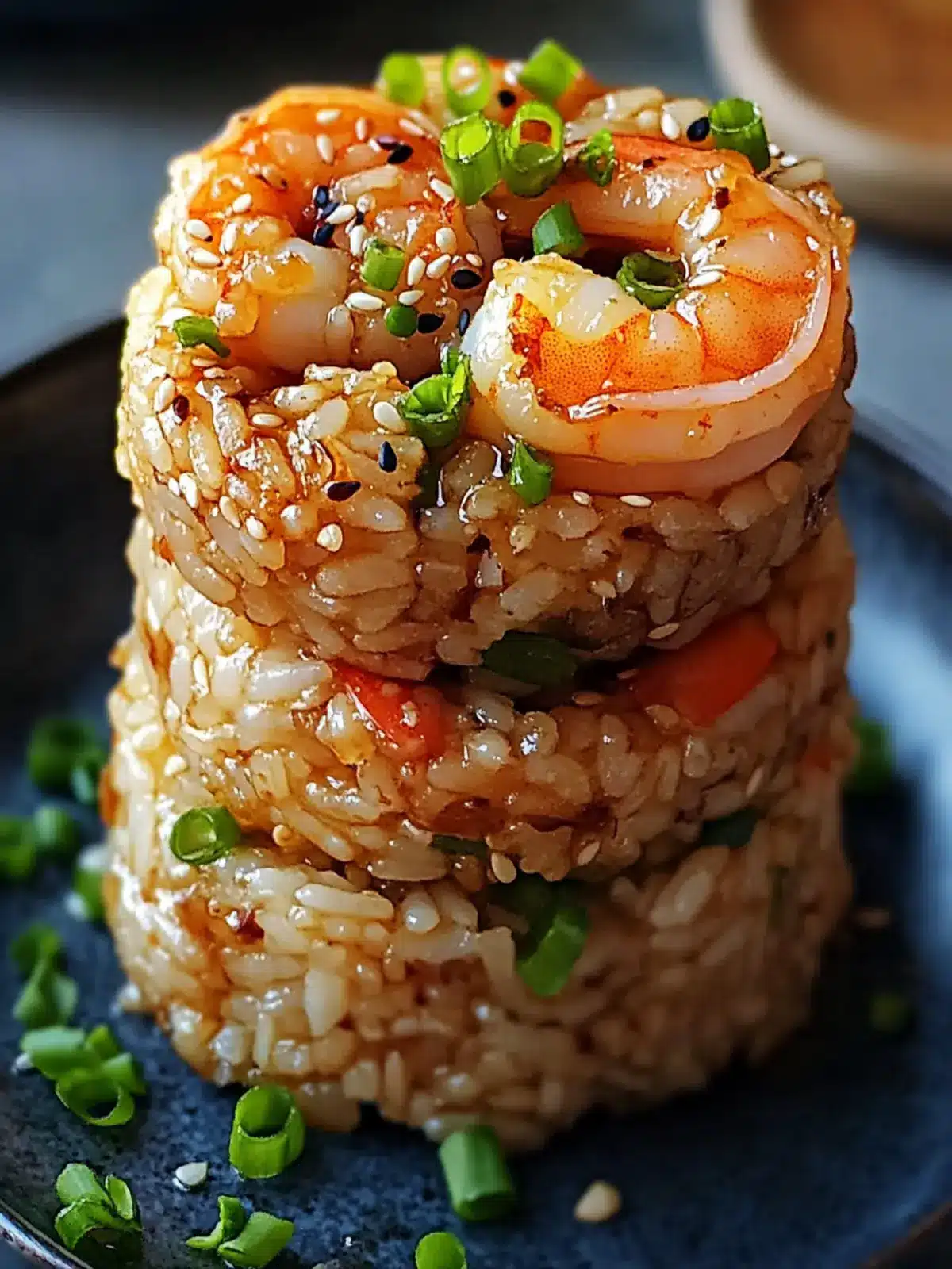 Flavor-Packed Sesame Garlic Shrimp Rice Stacks in 30 Minutes 2 Sesame Garlic Shrimp Rice Stacks