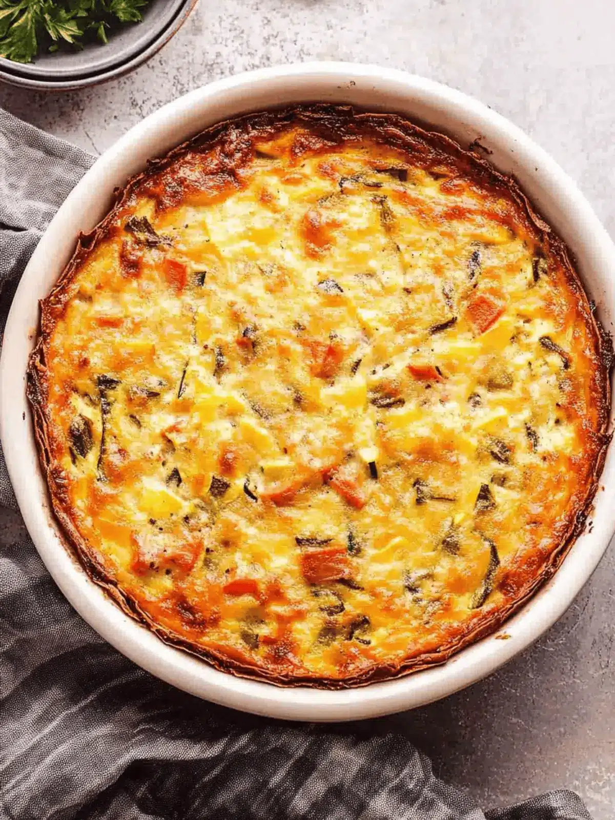 Delicious Crustless Vegetable Quiche for Easy Healthy Meals 3 Crustless Vegetable Quiche