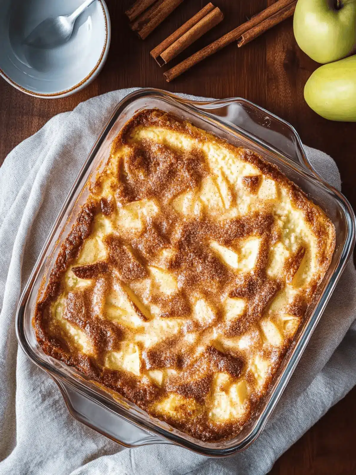 Delicious Apple Cinnamon Cottage Cheese Bake for Cozy Mornings 4 Apple Cinnamon Cottage Cheese Bake