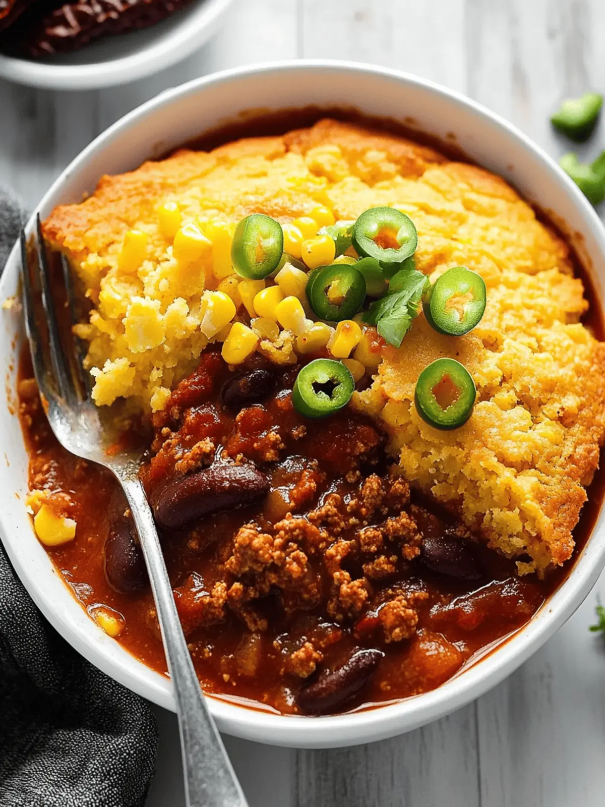 Savory Chili Cornbread Casserole: Comfort Food Bliss 4 Chili Cornbread Casserole