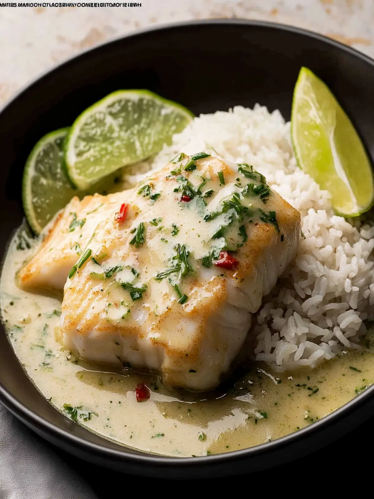 Miso-Coconut Poached Cod with Pandan Rice A Flavor Adventure 4 Miso-Coconut Poached Cod with Pandan Rice