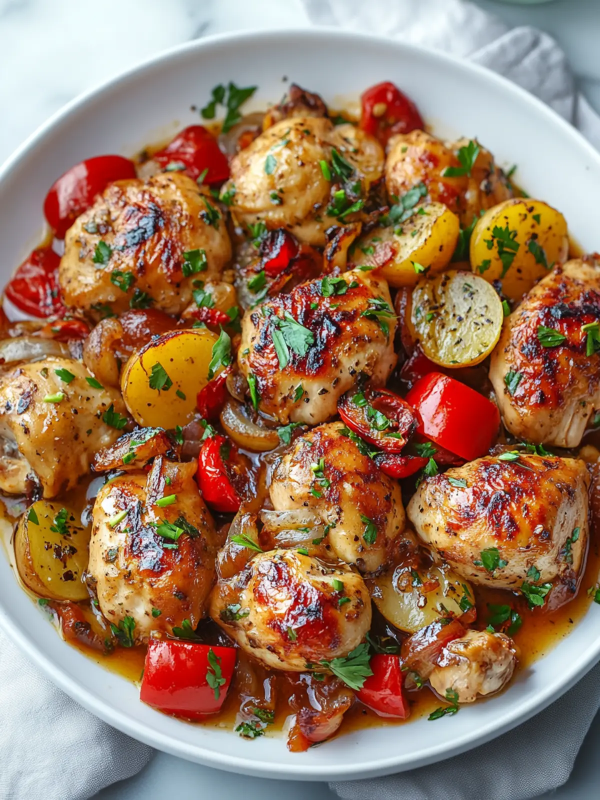 Savor the Best Chicken Scarpariello - A Low-Carb Wonder 2 Best Chicken Scarpariello