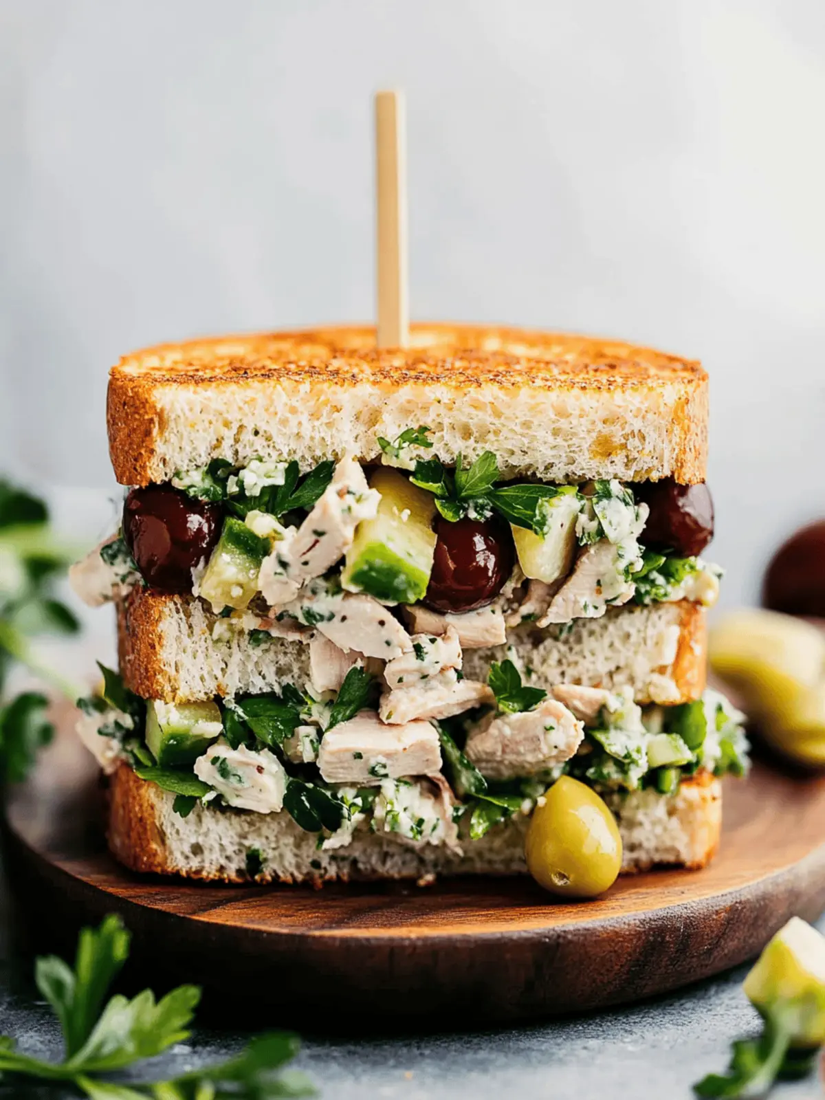 Healthy Chicken Salad with Greek Yogurt for Guilt-Free Lunch 2 Healthy Chicken Salad