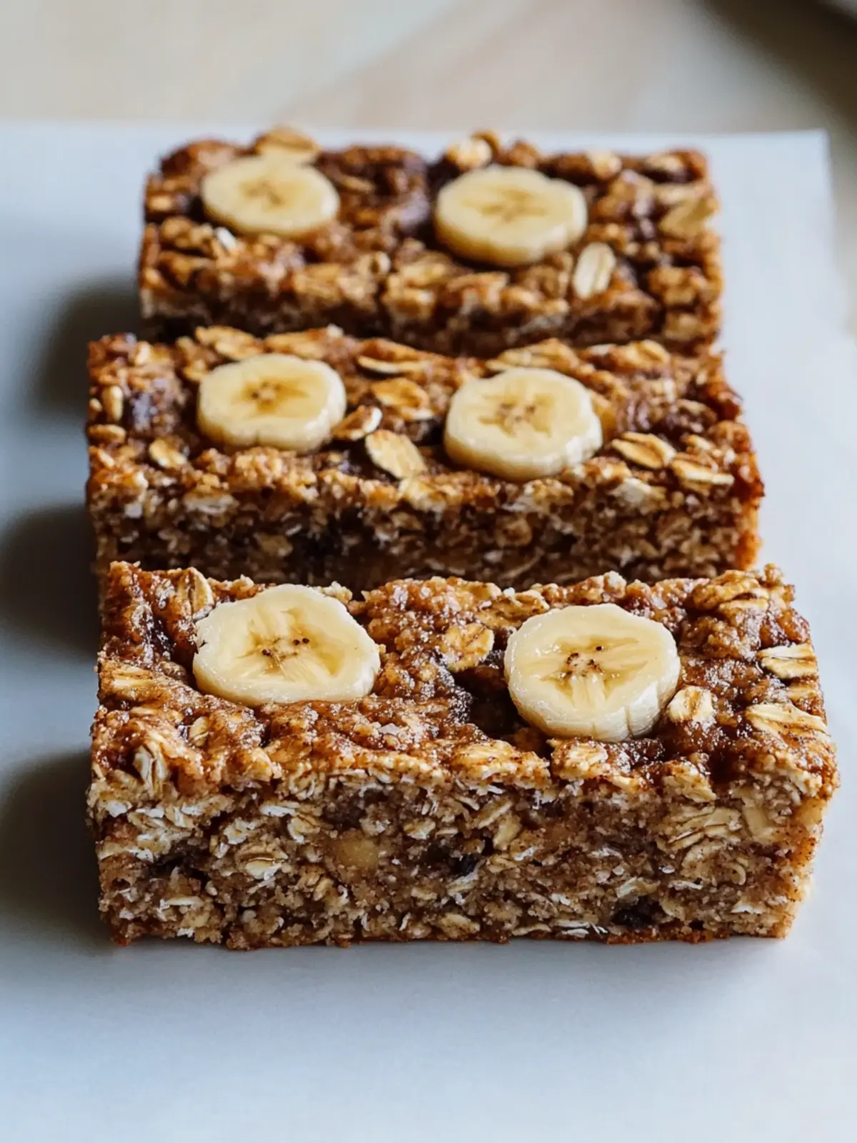 Wholesome Banana Oatmeal Bars for Every Snack Lover 3 Banana Oatmeal Bars