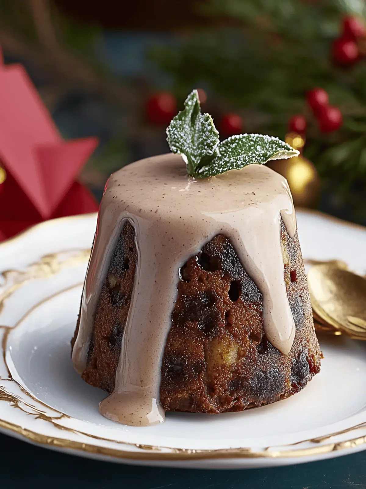 Decadent Vegan Christmas Puddings Bursting with Flavor 2 Vegan Christmas puddings