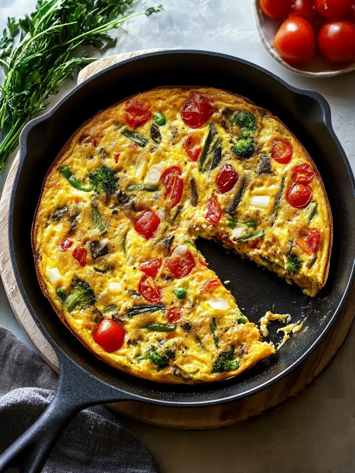 Veggie Frittata: Your Easy, Colorful Breakfast Delight 3 Veggie Frittata