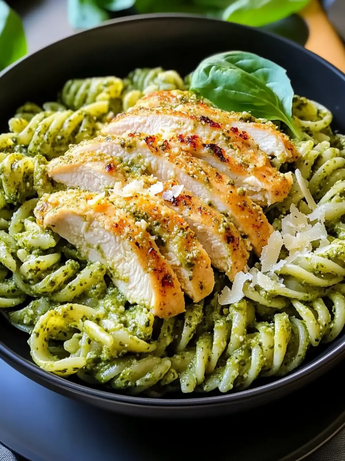 Pesto Pasta With Parmesan Chicken Perfection for Dinner Bliss 4 Pesto Pasta With Parmesan Chicken Perfection