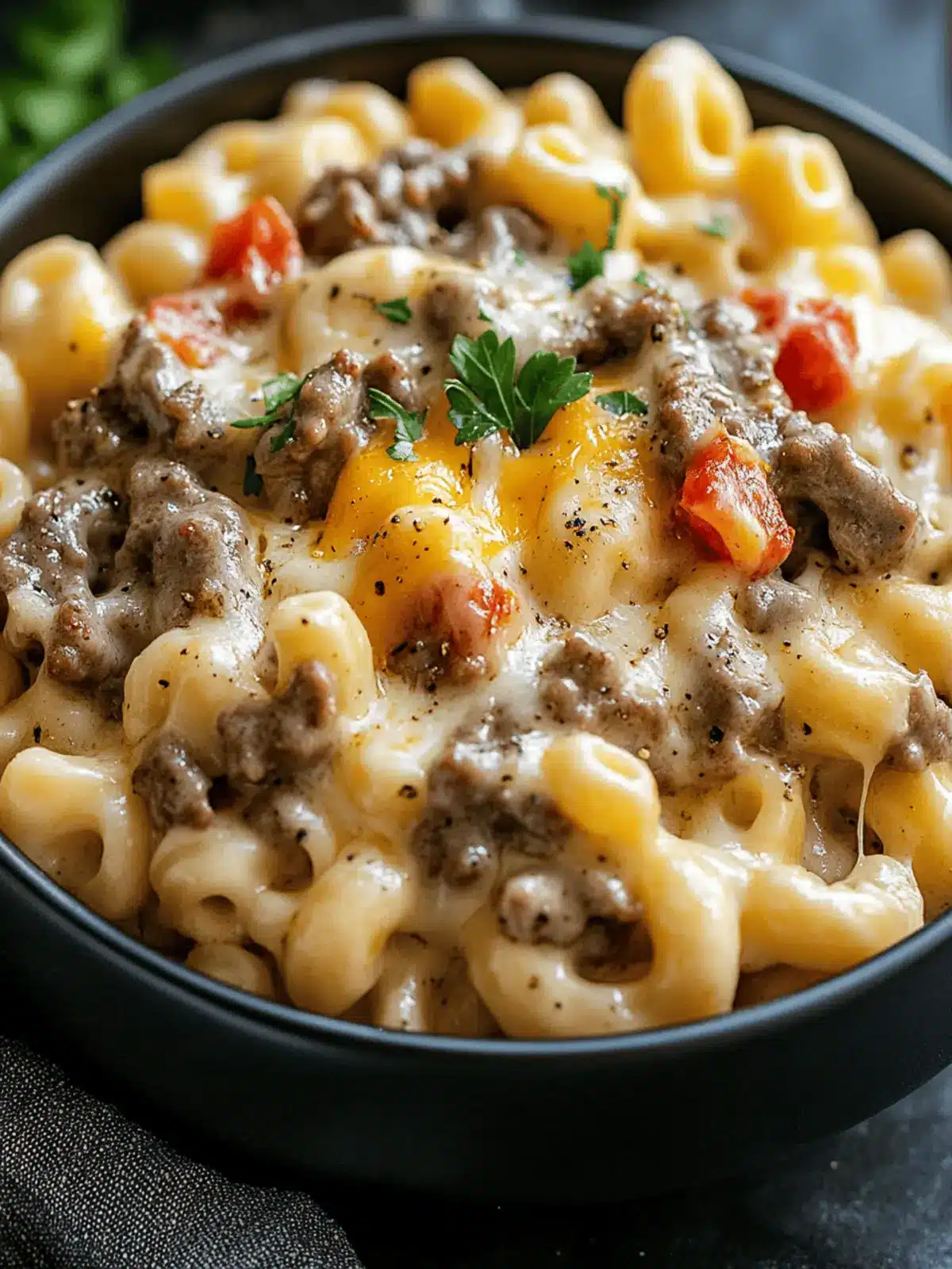 High-Protein Creamy Philly Cheesesteak Mac & Cheese Bliss 4 High-Protein Creamy Philly Cheesesteak Mac & Cheese