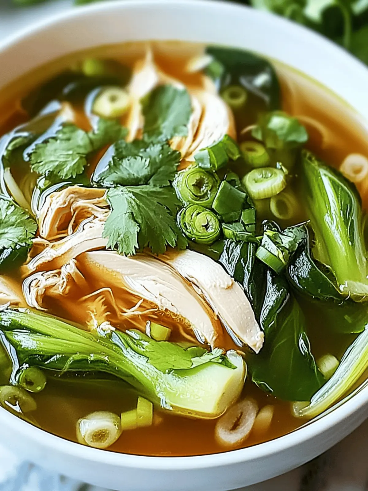 Hearty Bokchoy Chicken Soup for Cozy Family Nights 2 Bokchoy Chicken Soup