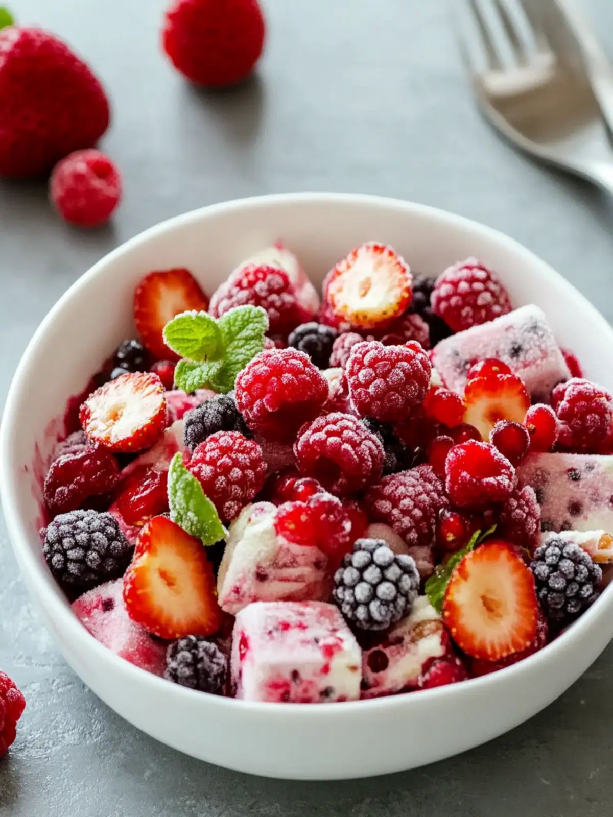 Frozen Berry Fruit Salad: Creamy Delight for Every Occasion 3 Frozen Berry Fruit Salad