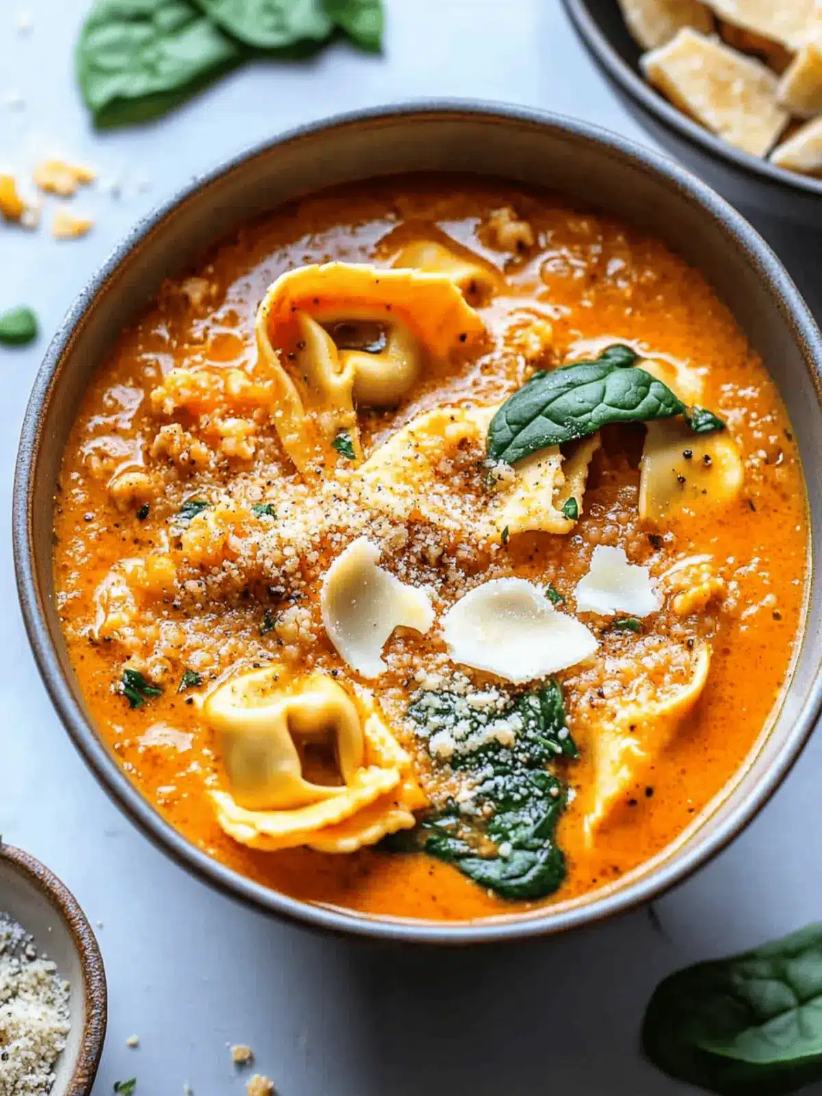 Creamy Spinach Tortellini Soup: Your Quick, Cozy Comfort Fix 4 Creamy Spinach Tortellini Soup