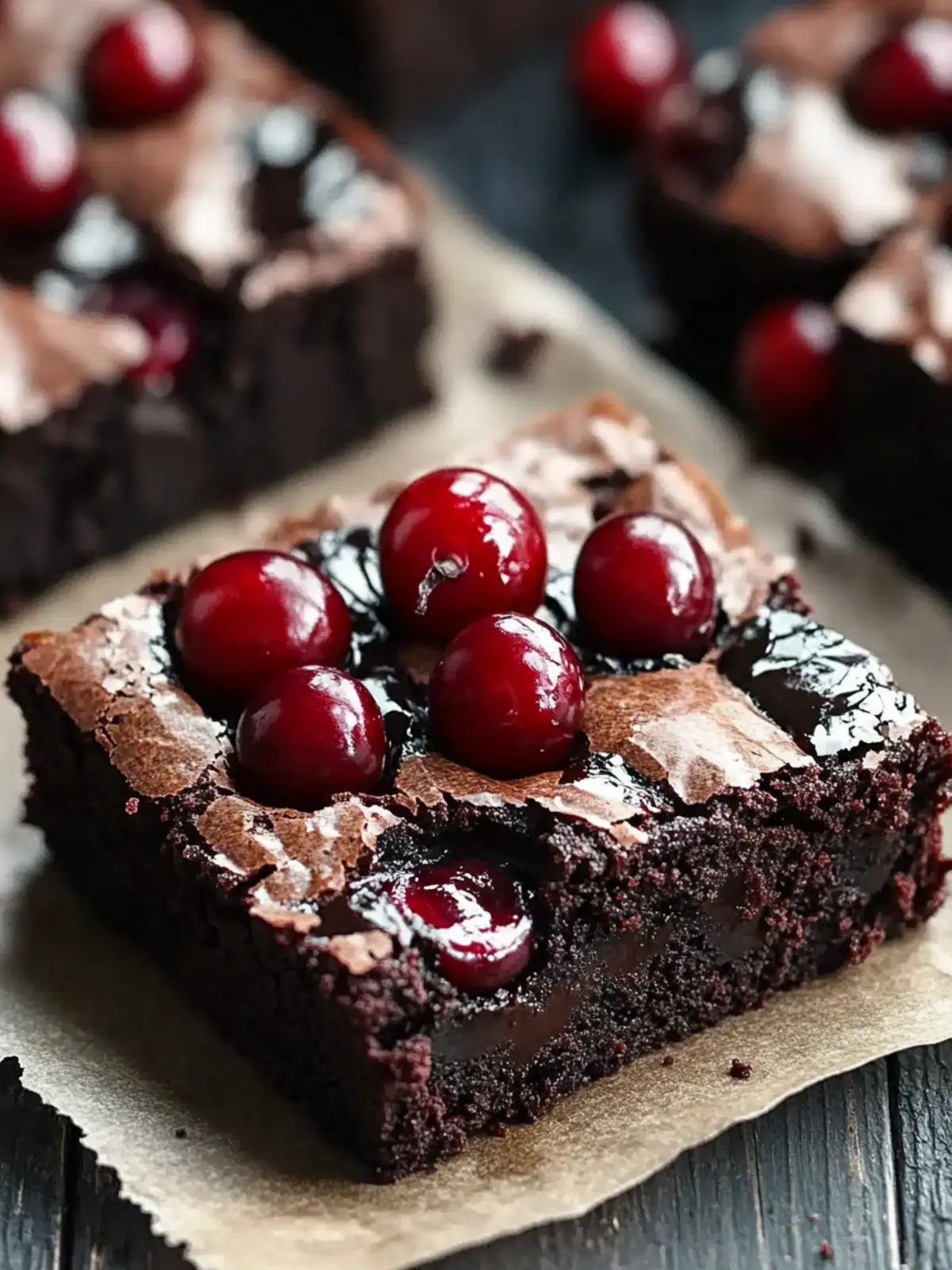 Irresistible Roasted Chocolate Cherry Brownies You ll Adore 4 Roasted Chocolate Cherry Brownies