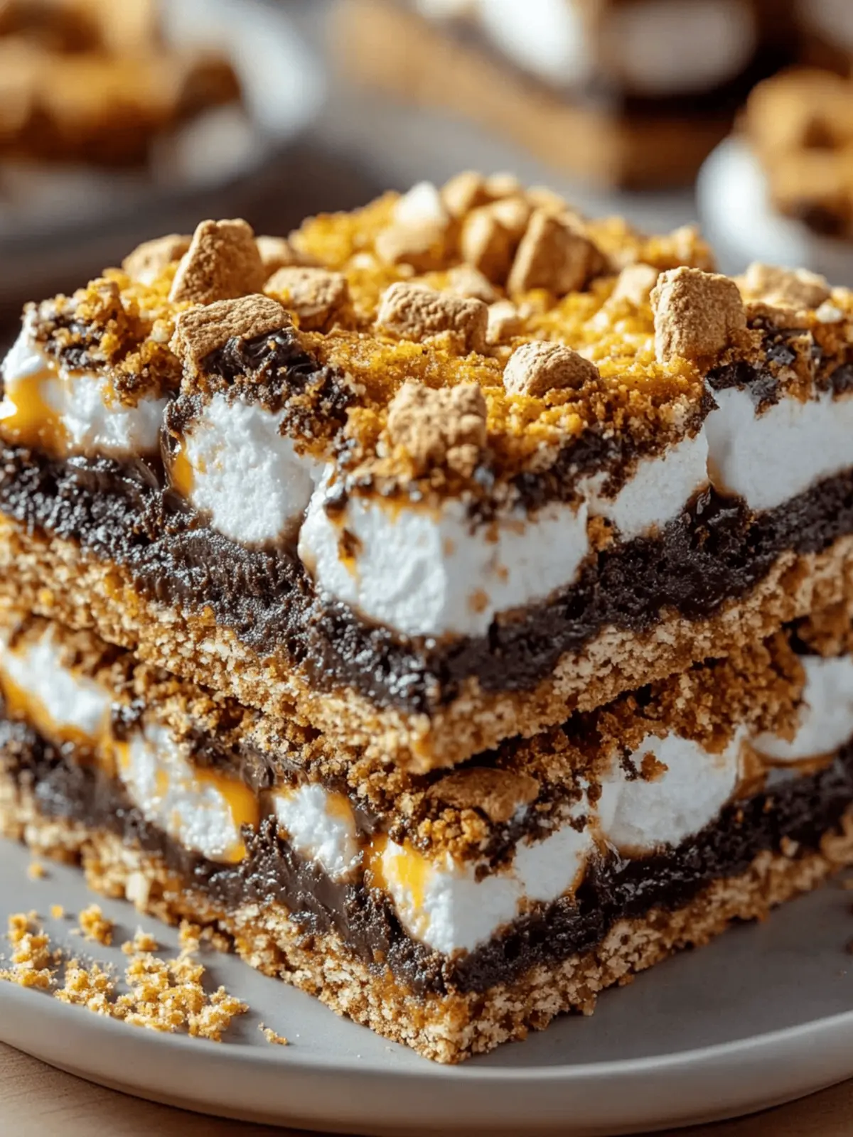 Vegan Pumpkin S'mores Cookie Bars for Cozy Fall Indulgence 3 Vegan Pumpkin S'mores Cookie Bars