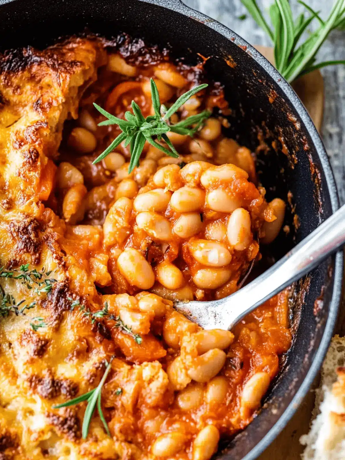 Cheesy White Bean Tomato Bake: A Cozy Dinner Delight 4 Cheesy White Bean Tomato Bake