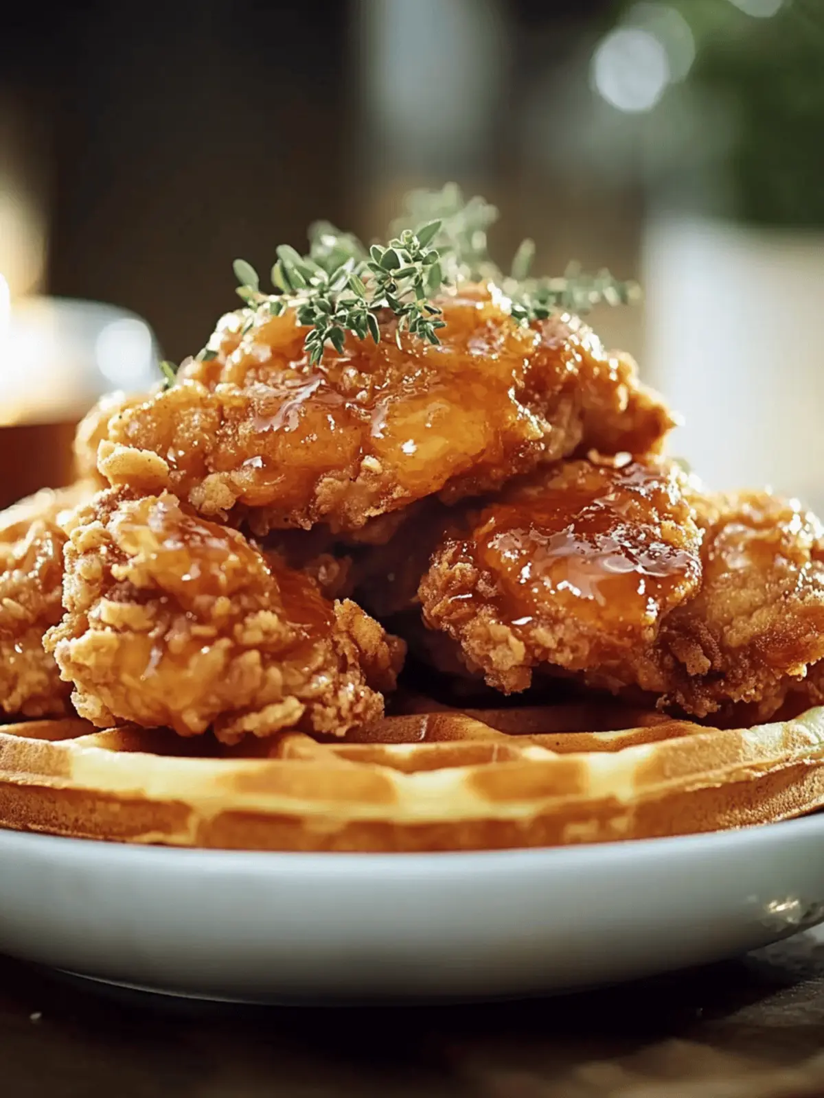 Irresistible Chicken and Waffles Recipe with Spicy Honey Twist 2 Chicken and Waffles Recipe