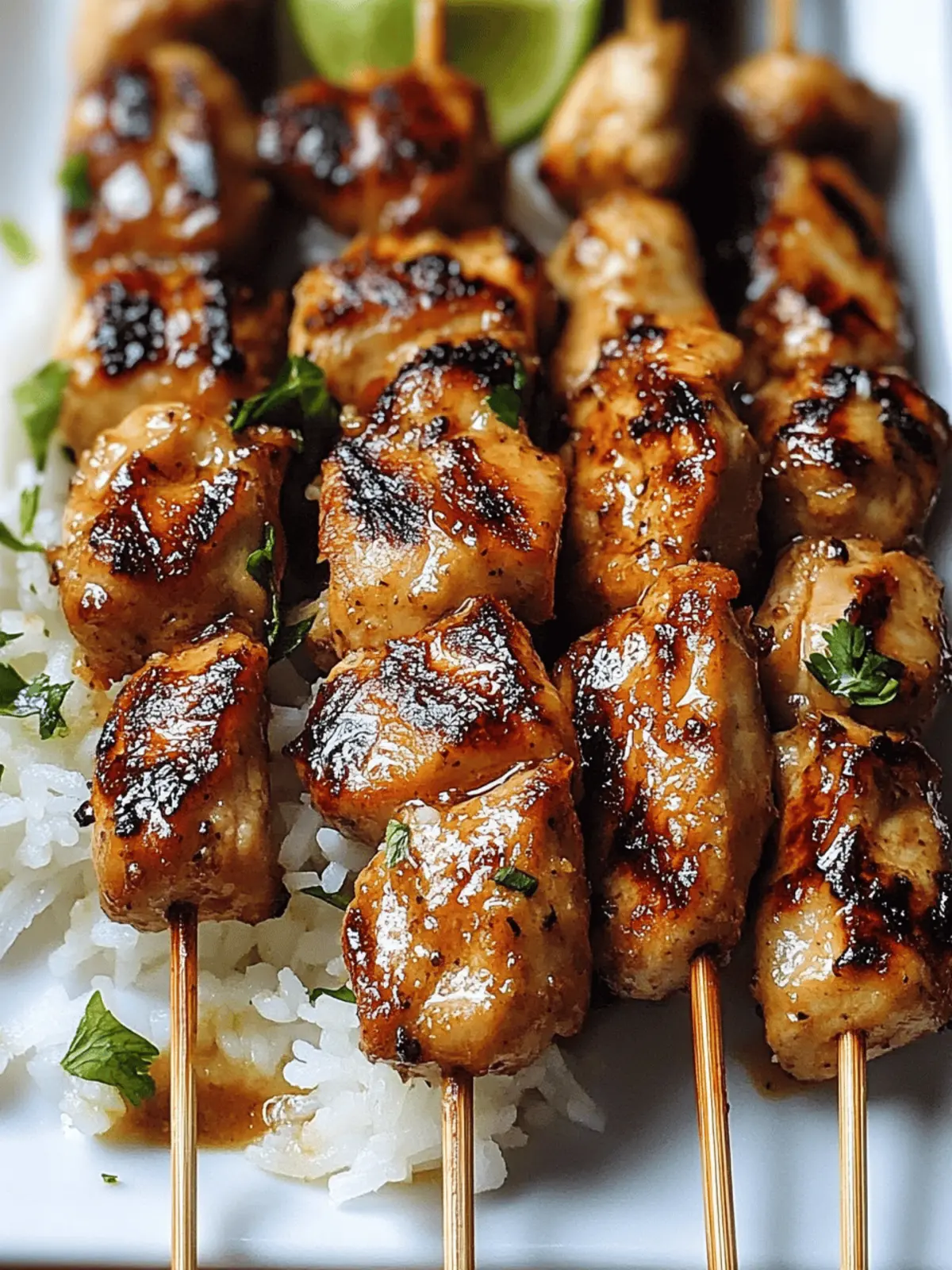 Juicy Coconut-Lime Chicken Skewers for Perfect Summer Grilling 2 Juicy Coconut-Lime Chicken Skewers