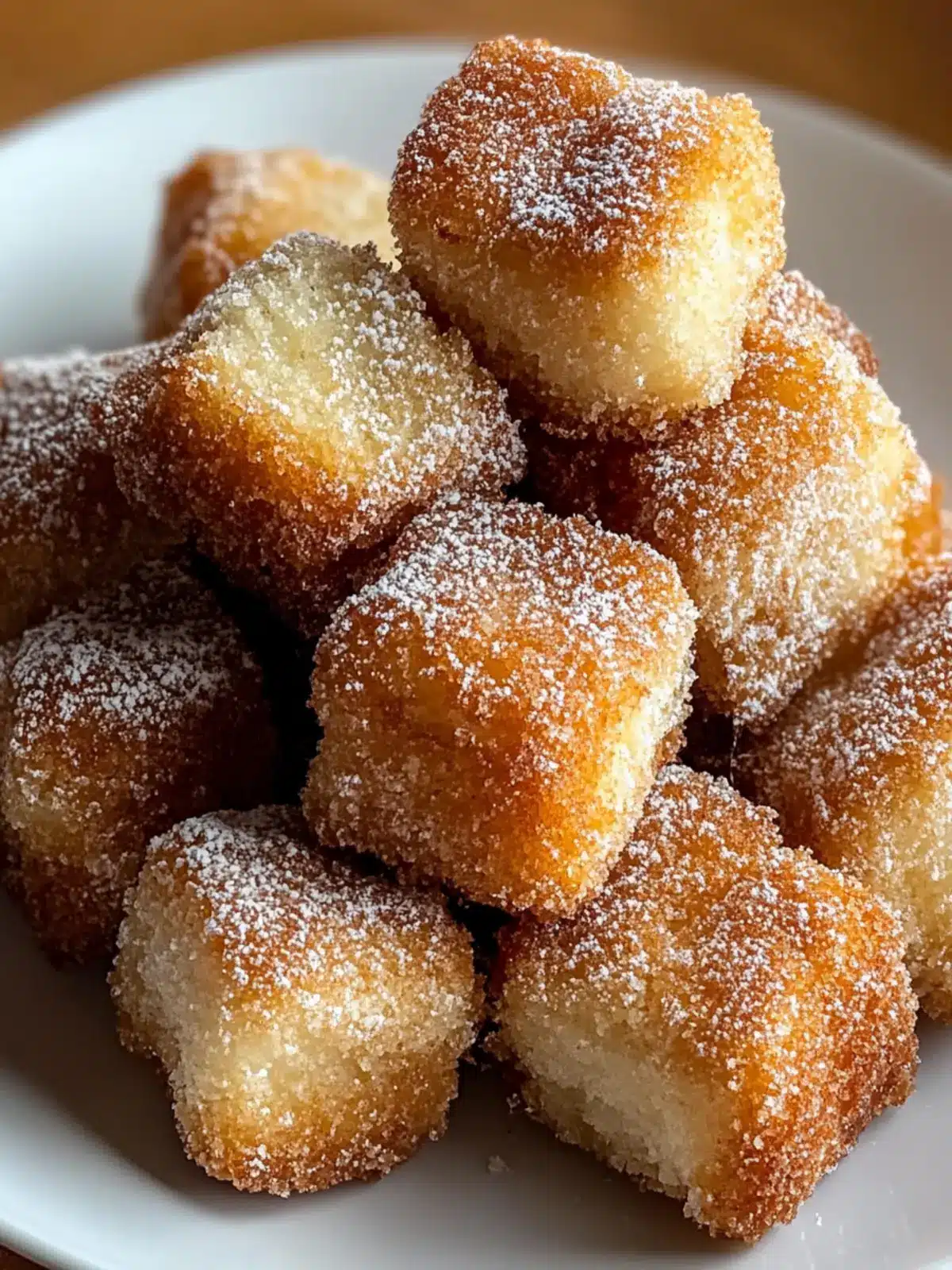 Delicious Light & Crunchy Angel Cake Churro Bites Recipe 4 Light & Crunchy Angel Cake Churro Bites
