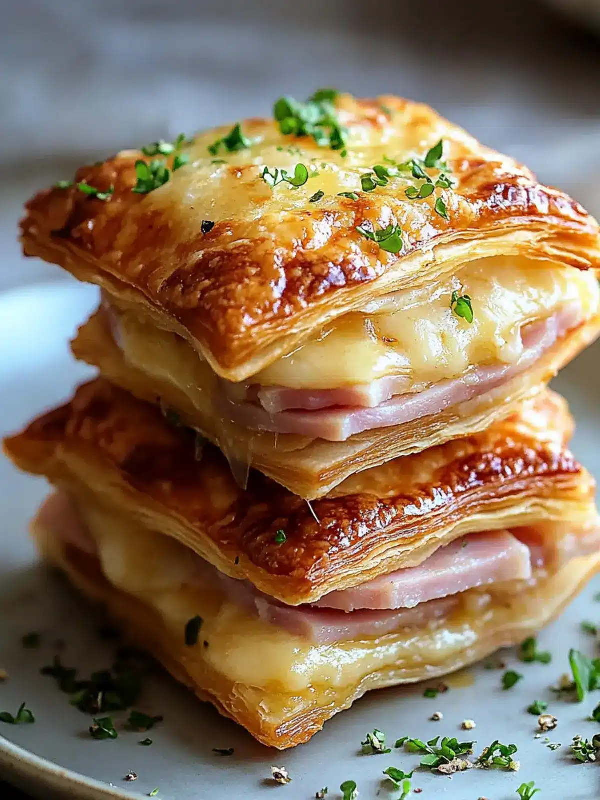Crispy Ham & Cheese Puff Pastry Stacks You ll Crave Daily 4 Crispy Ham & Cheese Puff Pastry Stacks