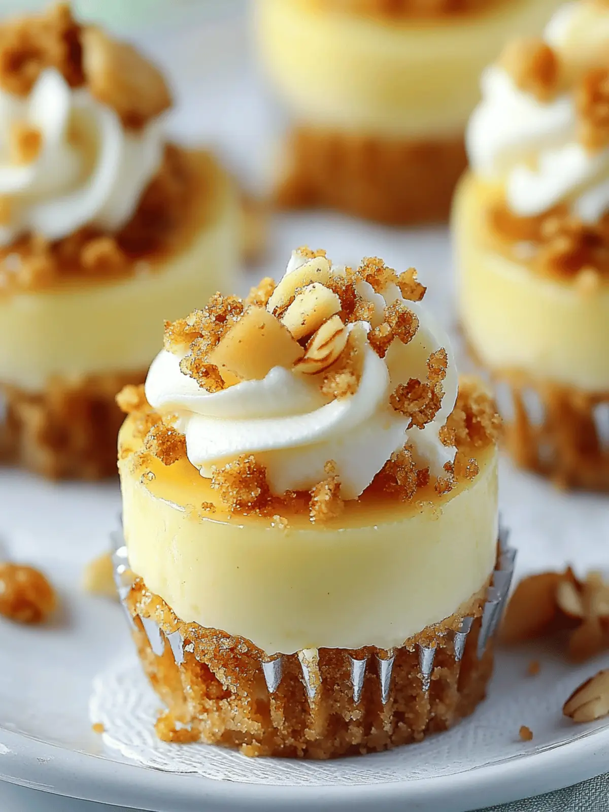 Delicious Apple Crisp Mini Cheesecakes for Fall Indulgence 3 Apple Crisp Mini Cheesecakes