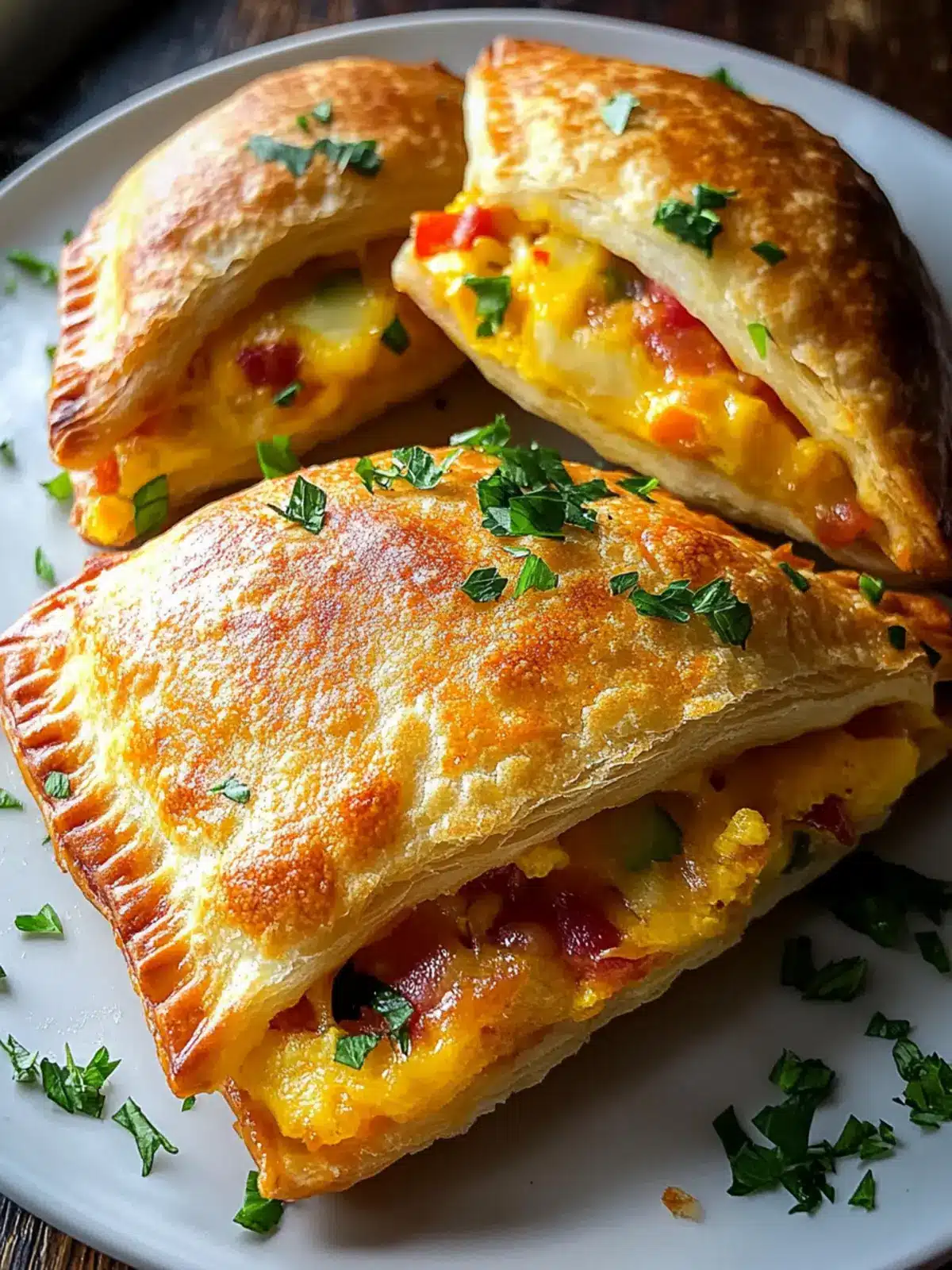 Homemade Breakfast Hot Pockets: Cheesy Goodness Awaits 2 Homemade Breakfast Hot Pockets