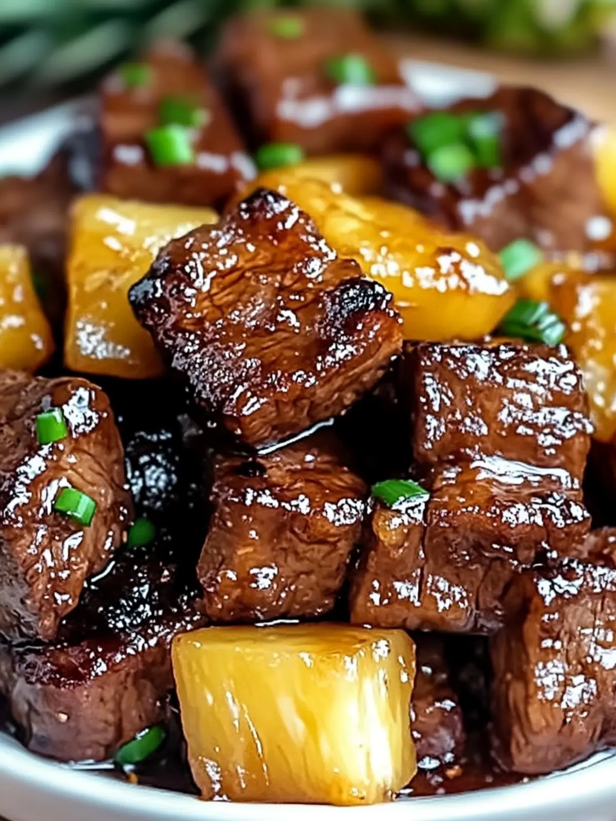 Sticky Pineapple Brown Sugar Glazed Beef That's Irresistibly Sweet 3 Sticky Pineapple Brown Sugar Glazed Beef