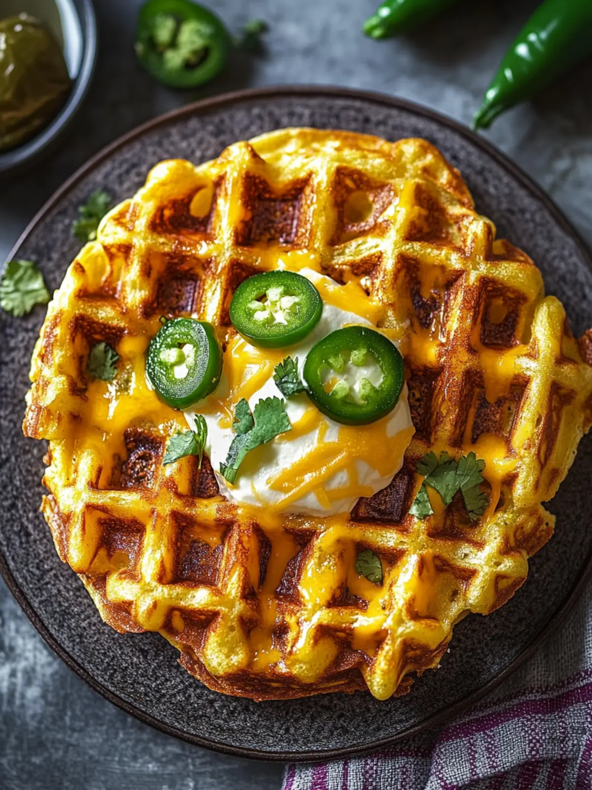 Spicy Jalape o Cheddar Chaffles That Will Wow Your Taste Buds 3 Jalape o Cheddar Chaffle