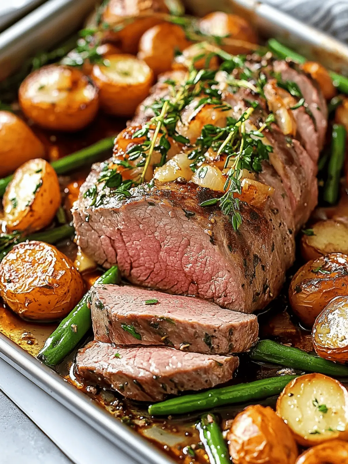 Savory Beef Tenderloin Sheet Pan Dinner in Under 30 Minutes 3 Beef Tenderloin Sheet Pan Dinner