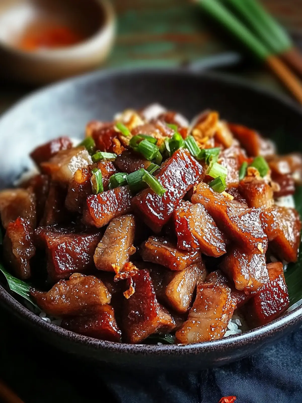 Hokkien-Style Fried Pork Belly with Crispy Shallots Bliss 2 Hokkien-Style Fried Pork Belly with Crispy Shallots