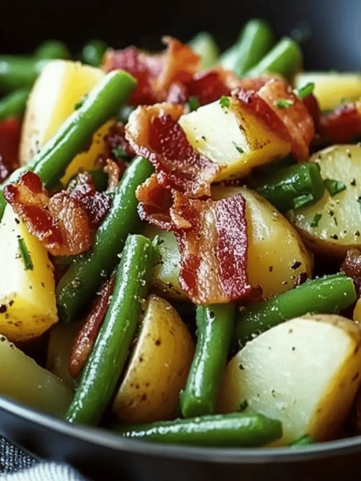 Country Ranch Green Beans and Potatoes with Bacon Magic 3 Country Ranch Green Beans and Potatoes with Bacon