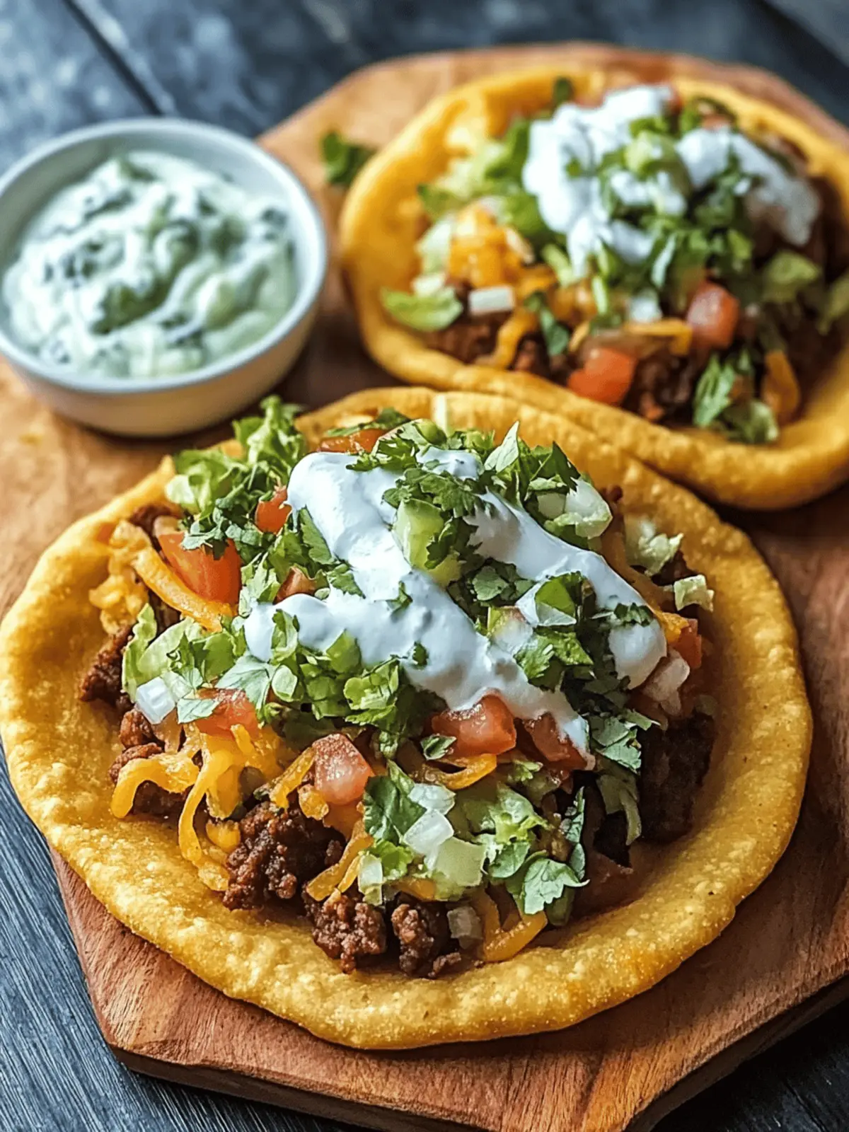 Navajo Tacos with Indian Fry Bread Customize Your Comfort Food 4 Navajo Tacos with Indian Fry Bread