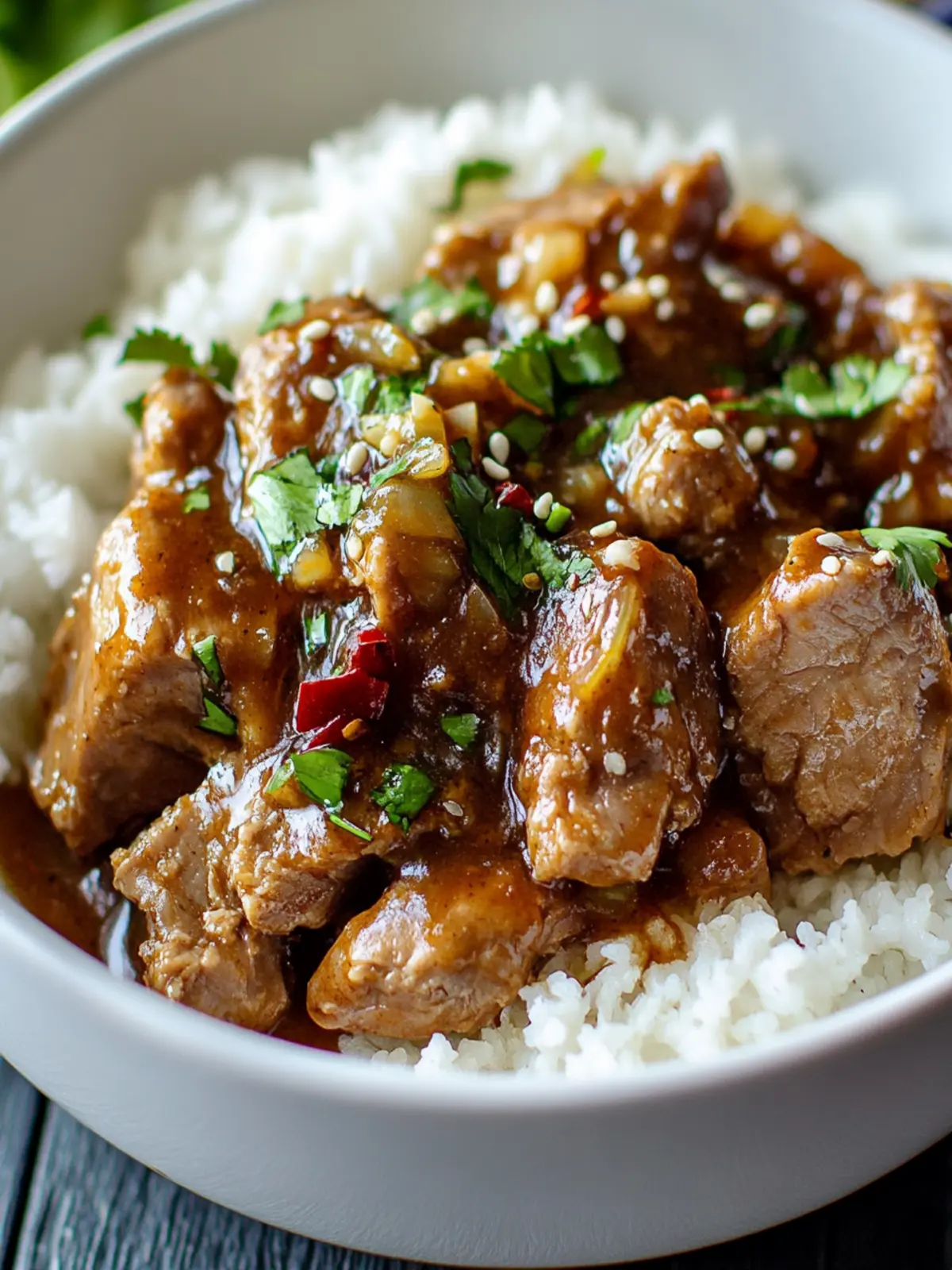 Savory Slow Cooker Garlic Ginger Pork That Melts in Your Mouth 3 Slow Cooker Garlic Ginger Pork