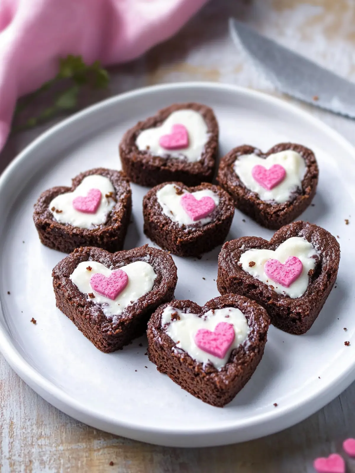 Heart Shaped Brownies: Easy Fudge Treats for Love Birds 3 Heart Shaped Brownies