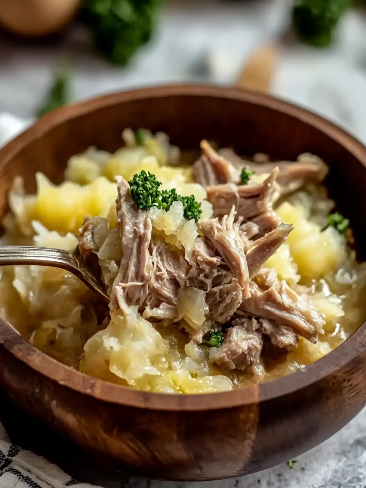 Slow Cooker Pork and Sauerkraut with Apples: Comfort in a Bowl 2 Slow Cooker Pork and Sauerkraut with Apples