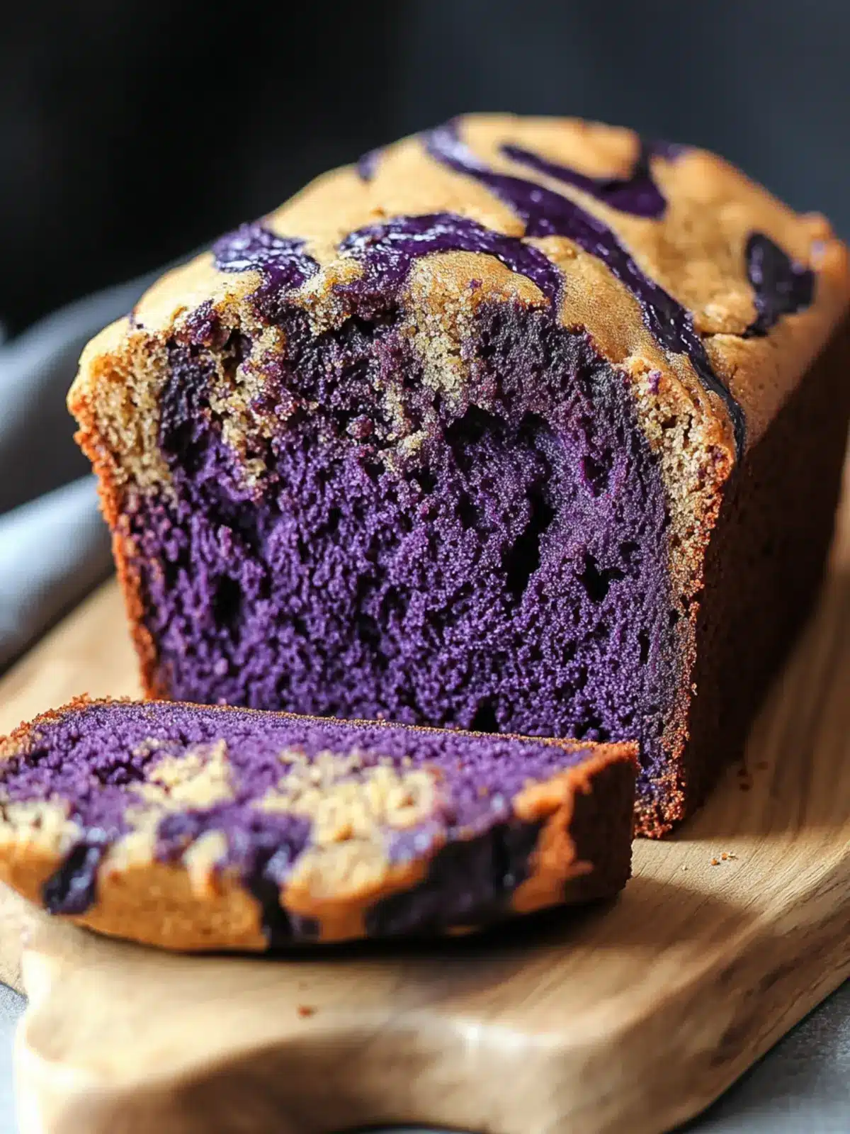 Marbled Ube Banana Bread: A Colorful Twist on Tradition 2 Marbled Ube Banana Bread