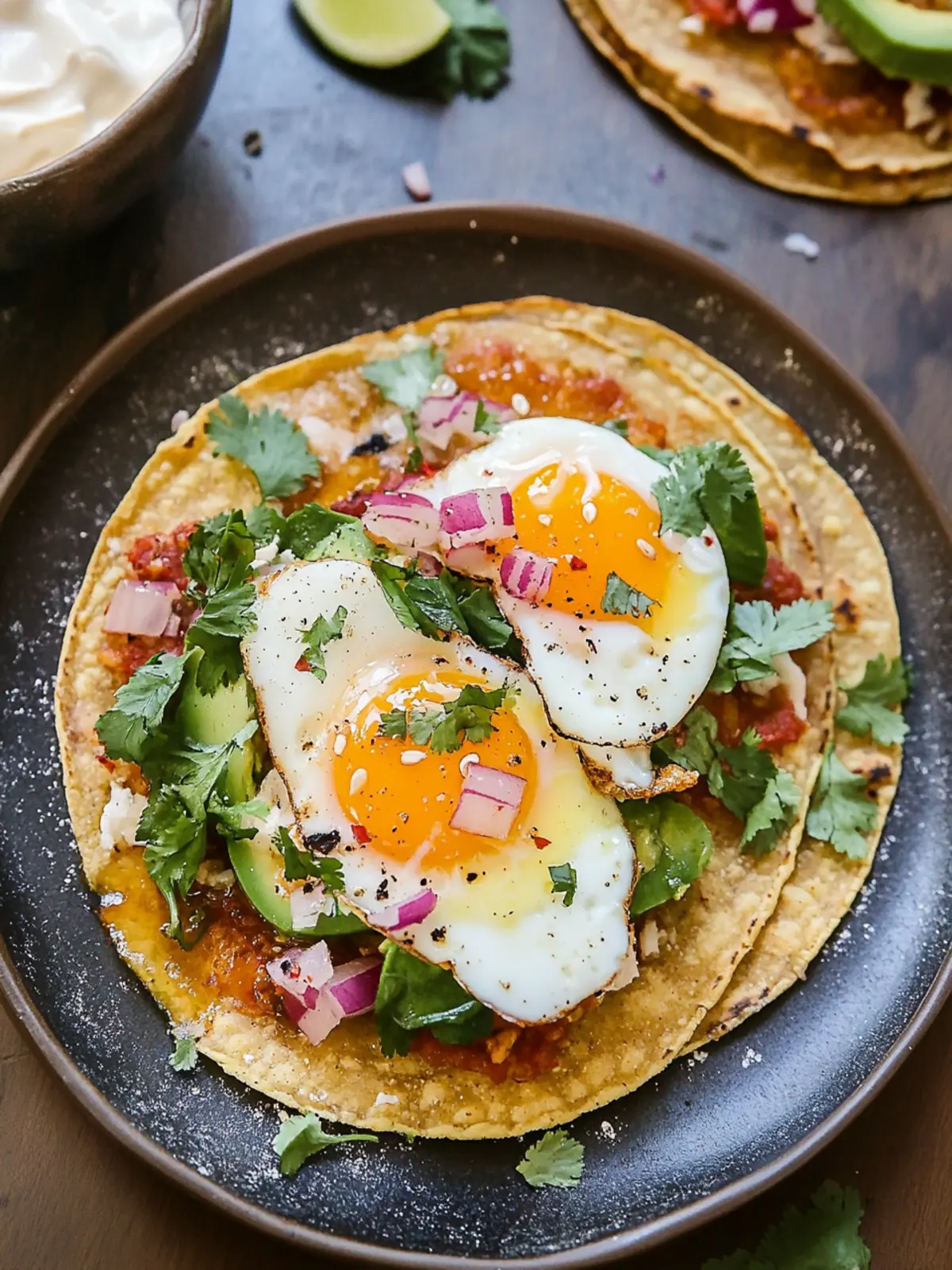 Chili Oil Egg Breakfast Tostadas for a Flavorful Morning Boost 4 Chili Oil Egg Breakfast Tostadas