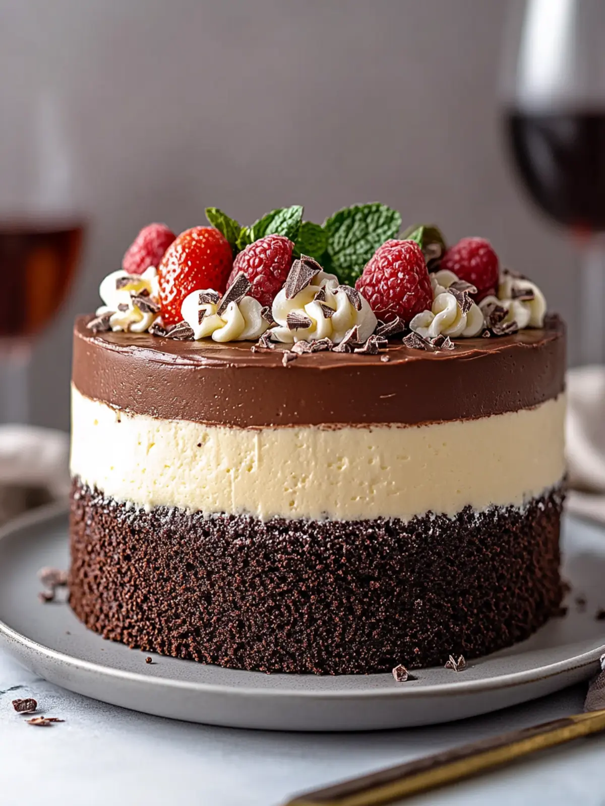 Delight in Tuxedo Cake Triple Chocolate Mousse Cake Bliss 4 Tuxedo Cake Triple Chocolate Mousse Cake