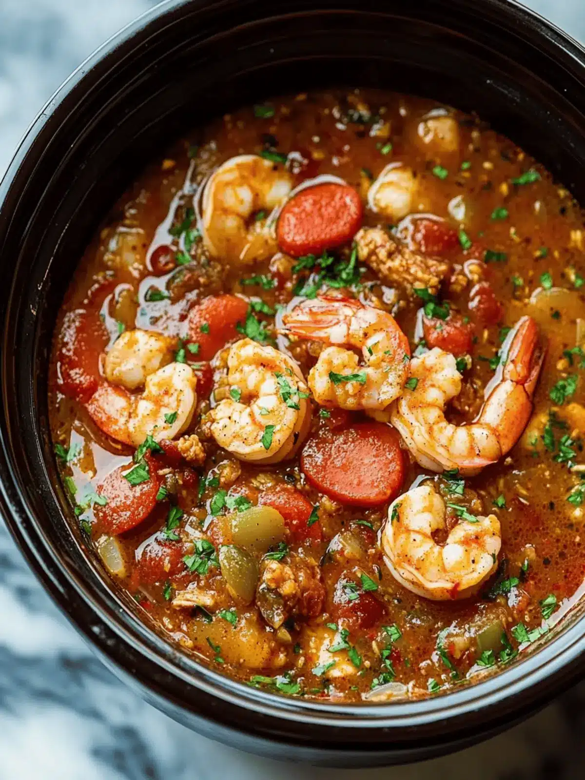 Discover Hearty Slow Cooker Cajun Jambalaya Bliss at Home 4 Slow Cooker Cajun Jambalaya