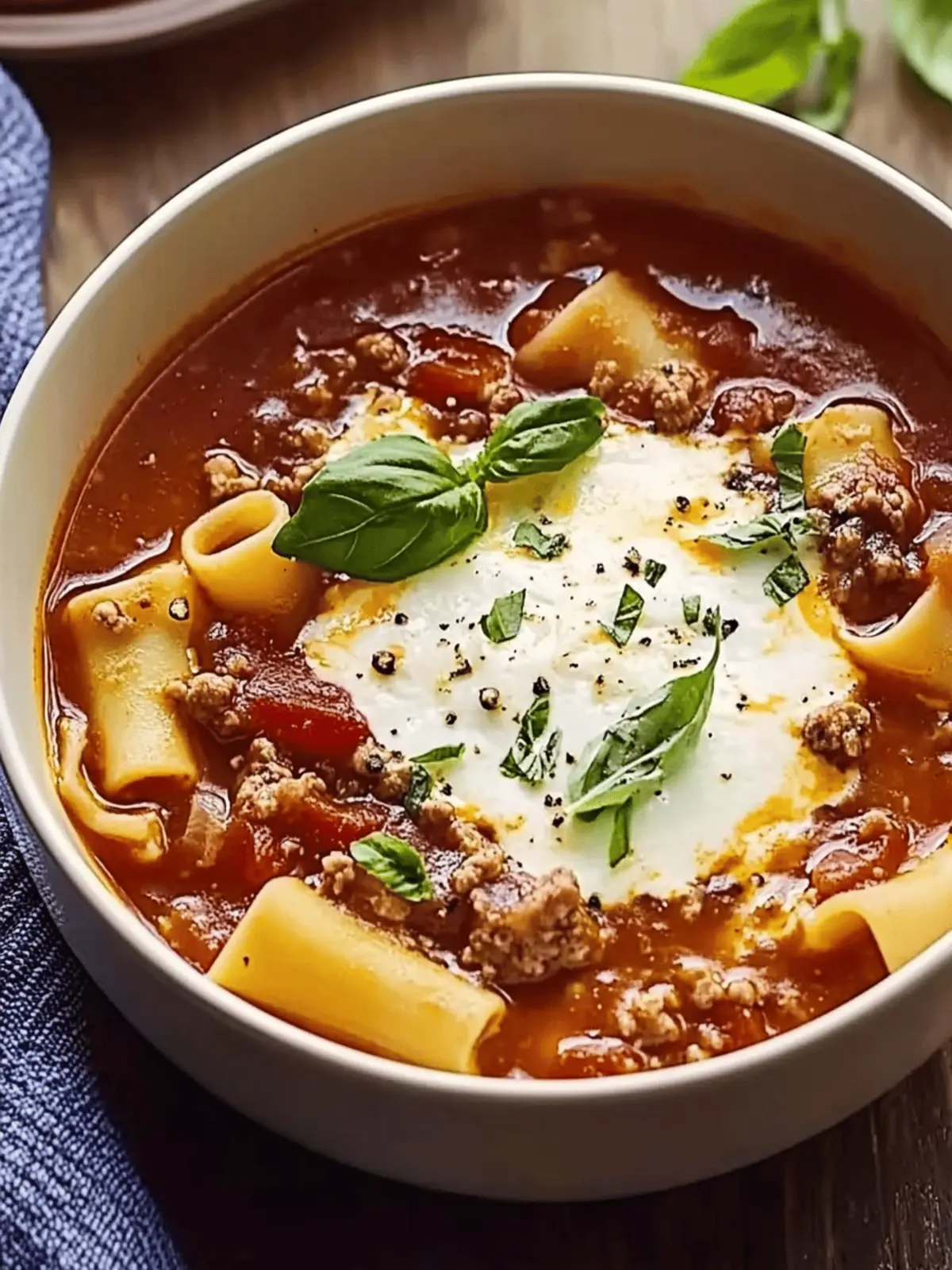 Savory Easy Crockpot Lasagna Soup for Effortless Comfort Cooking 3 Easy Crockpot Lasagna Soup