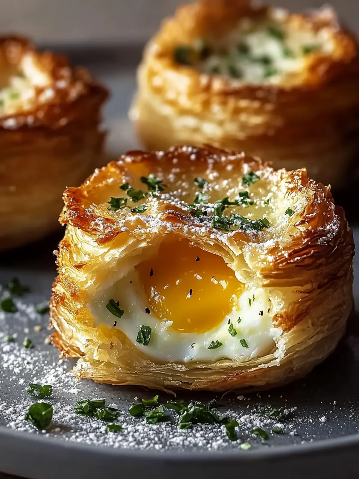 Baked Eggs Napoleon Pastry: A Flaky, Flavor-Packed Breakfast Delight 4 Baked Eggs Napoleon Pastry