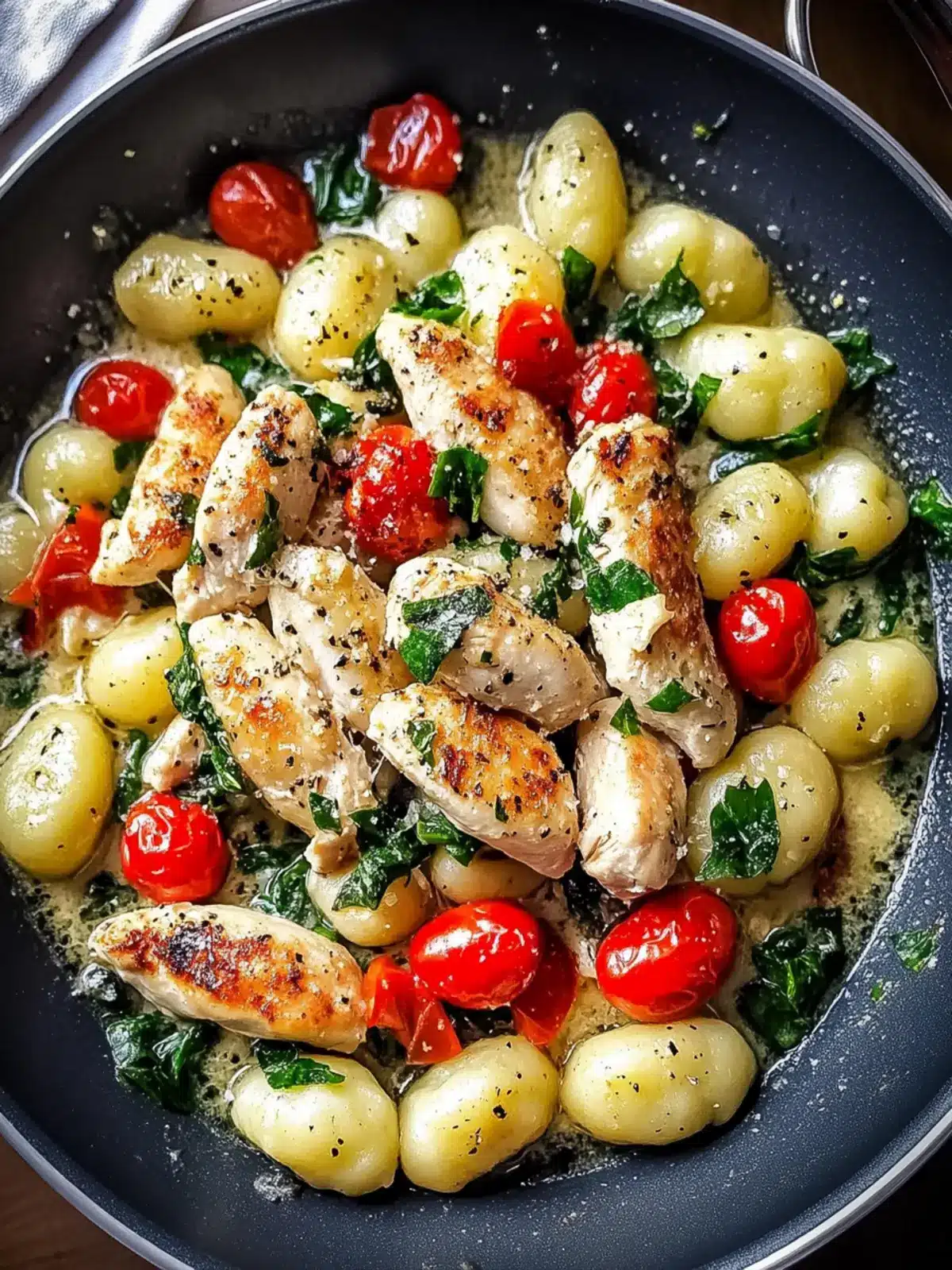 Garlic Chicken Gnocchi Skillet: Your Cozy Weeknight Winner 2 Garlic Chicken Gnocchi Skillet