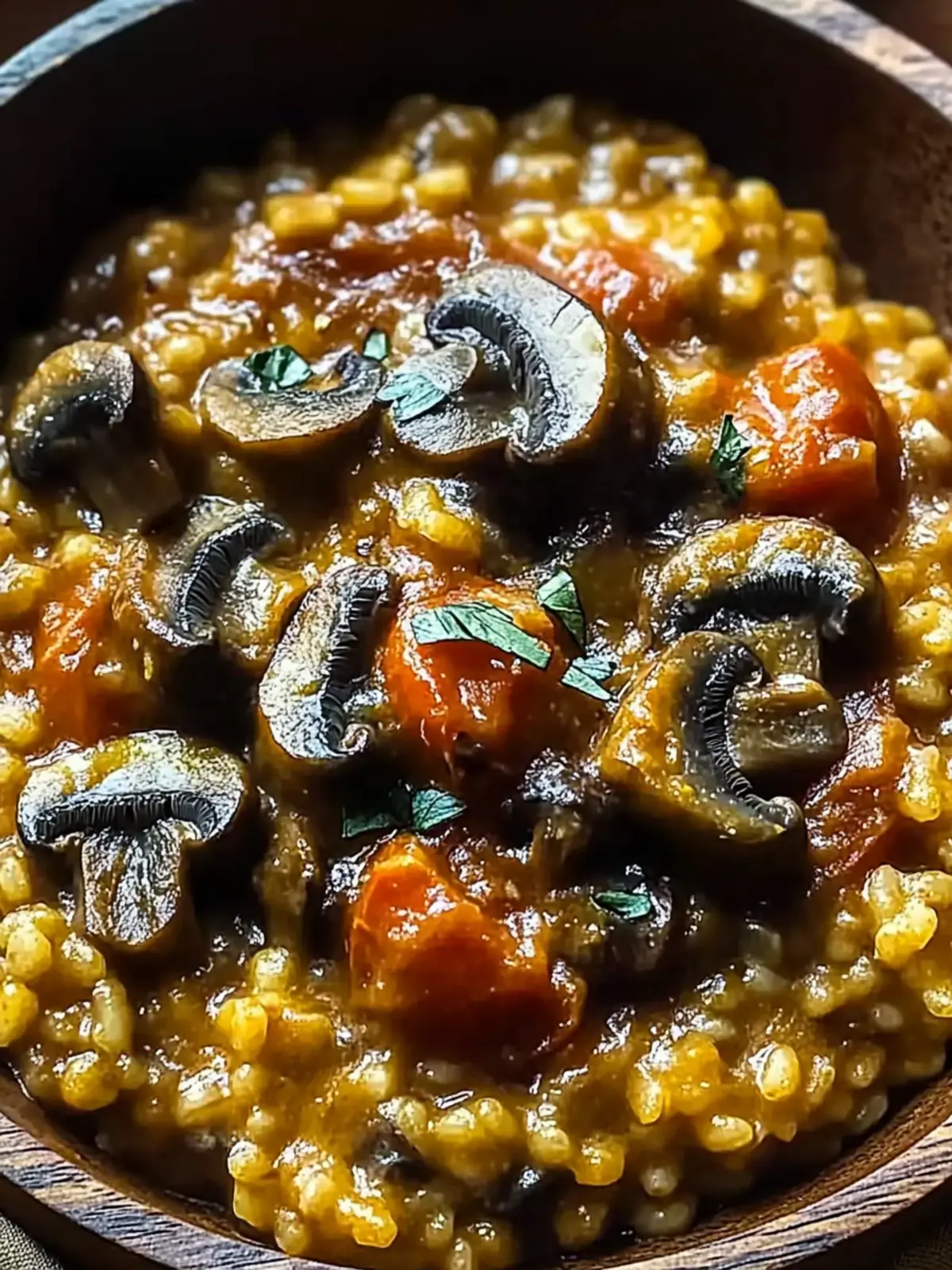 Creamy Lemon Tomato Risotto with Mushrooms - Comfort in a Bowl 4 Creamy Lemon Tomato Risotto with Mushrooms