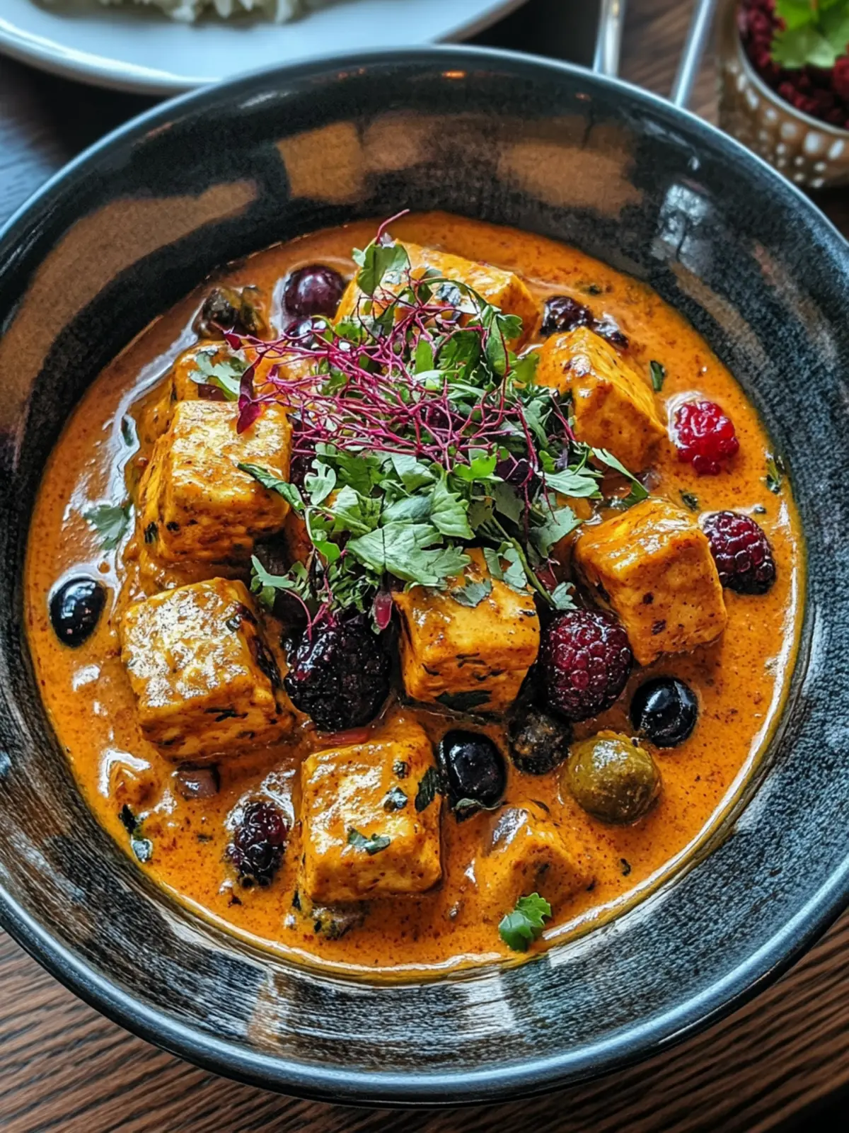 Paneer Tikka Masala with Berries Mix: A Sweet & Savory Twist 3 paneer tikka masala with Berries Mix
