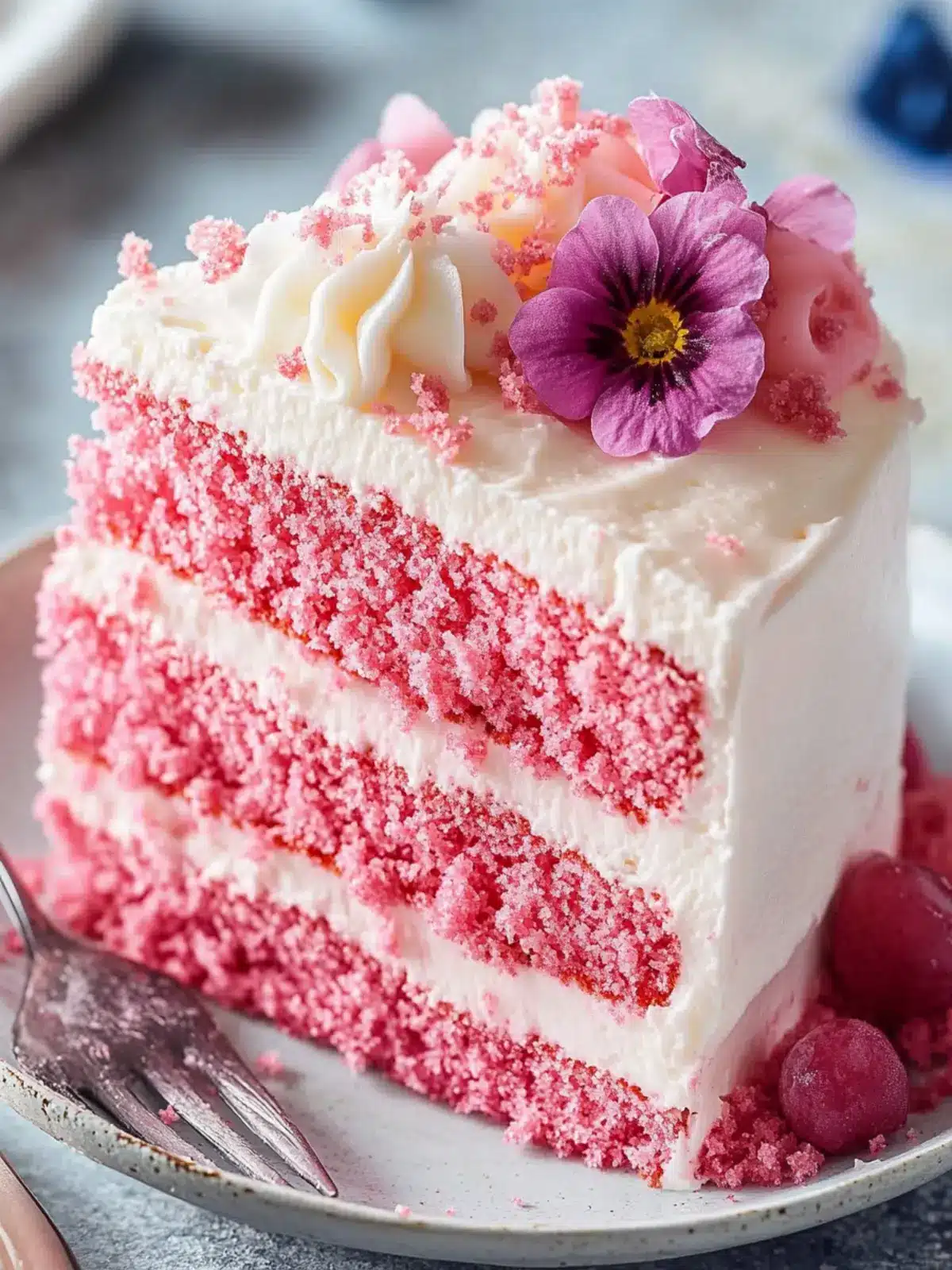 Irresistibly Soft Pink Velvet Cake for Your Spring Celebrations 3 Pink Velvet Cake