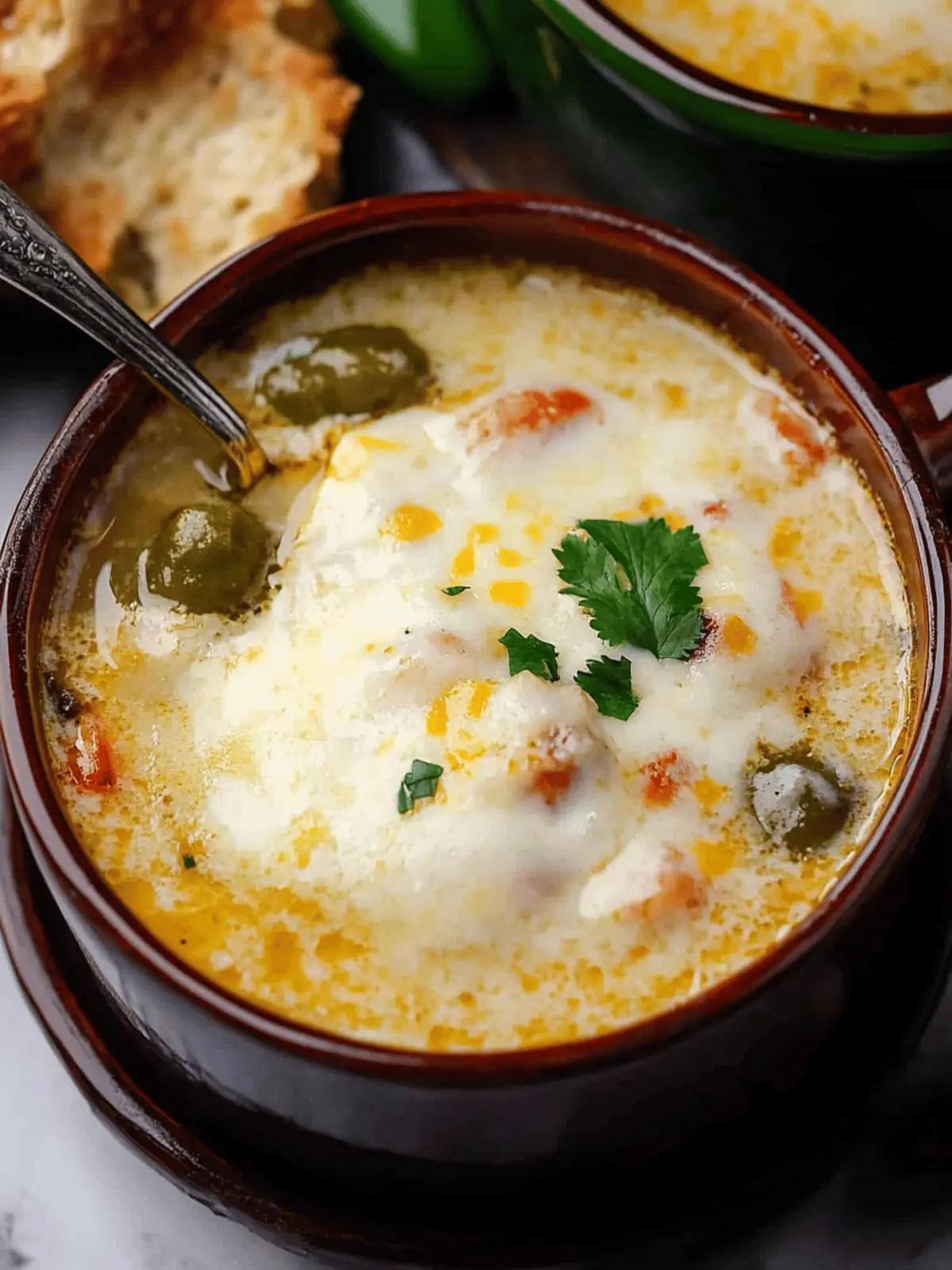 Creamy Chile Relleno Soup That's Keto and Flavor-Packed 2 Chile Relleno Soup