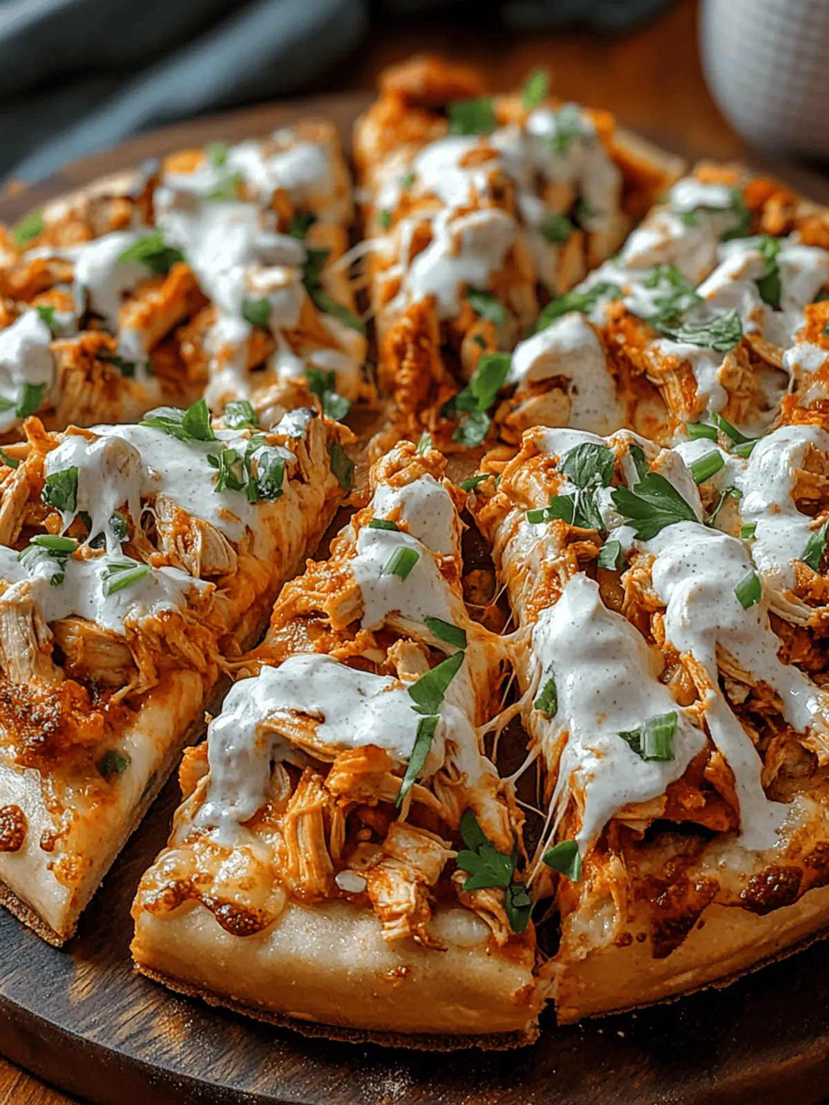 High-Protein Buffalo Chicken Pizza That's a Game Changer 3 High-Protein Buffalo Chicken Pizza
